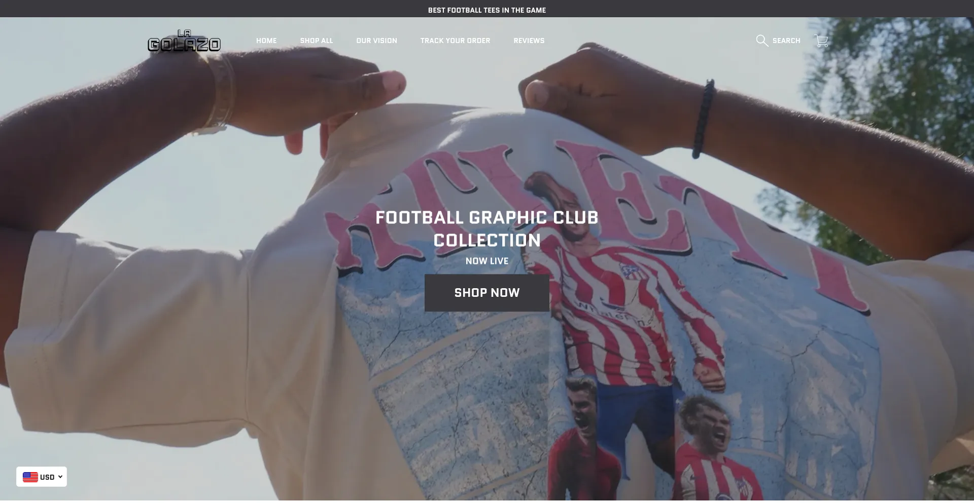 Website screenshot of Golazomia.com