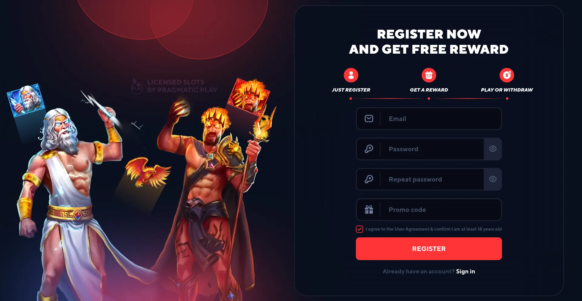 Website screenshot of Goldamigo.vip