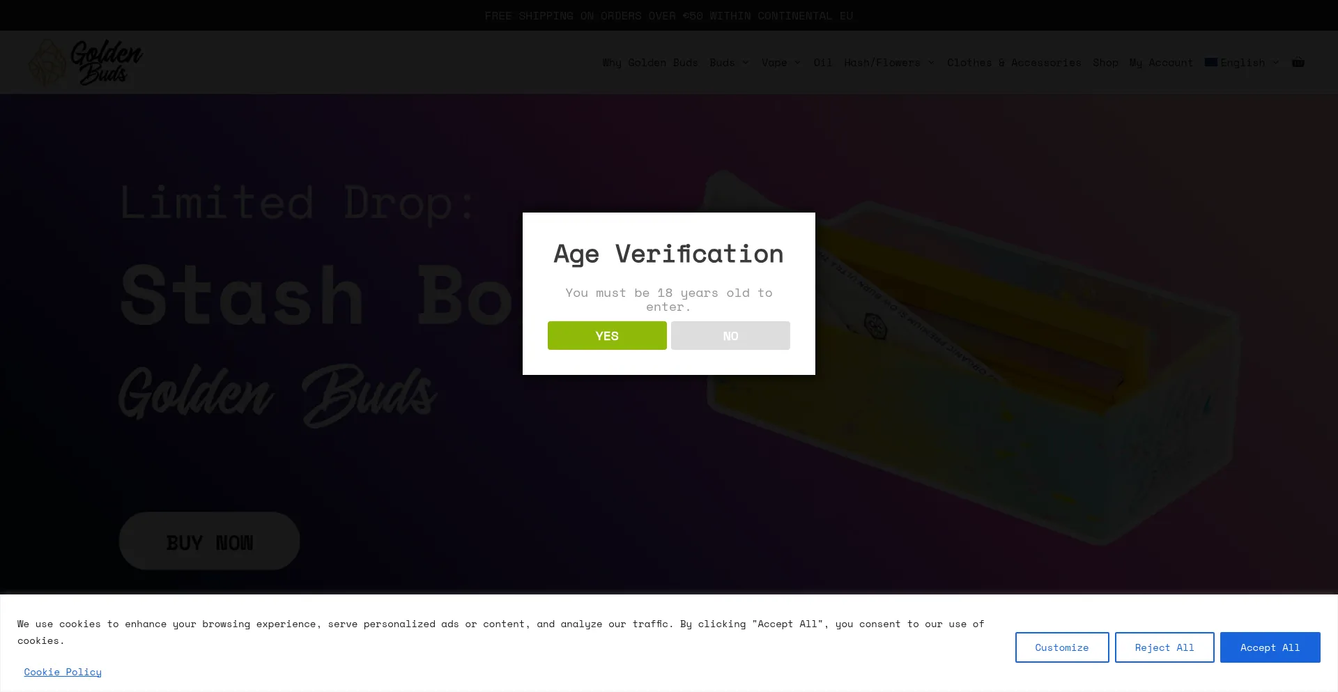 Goldenbuds.eu Screenshot