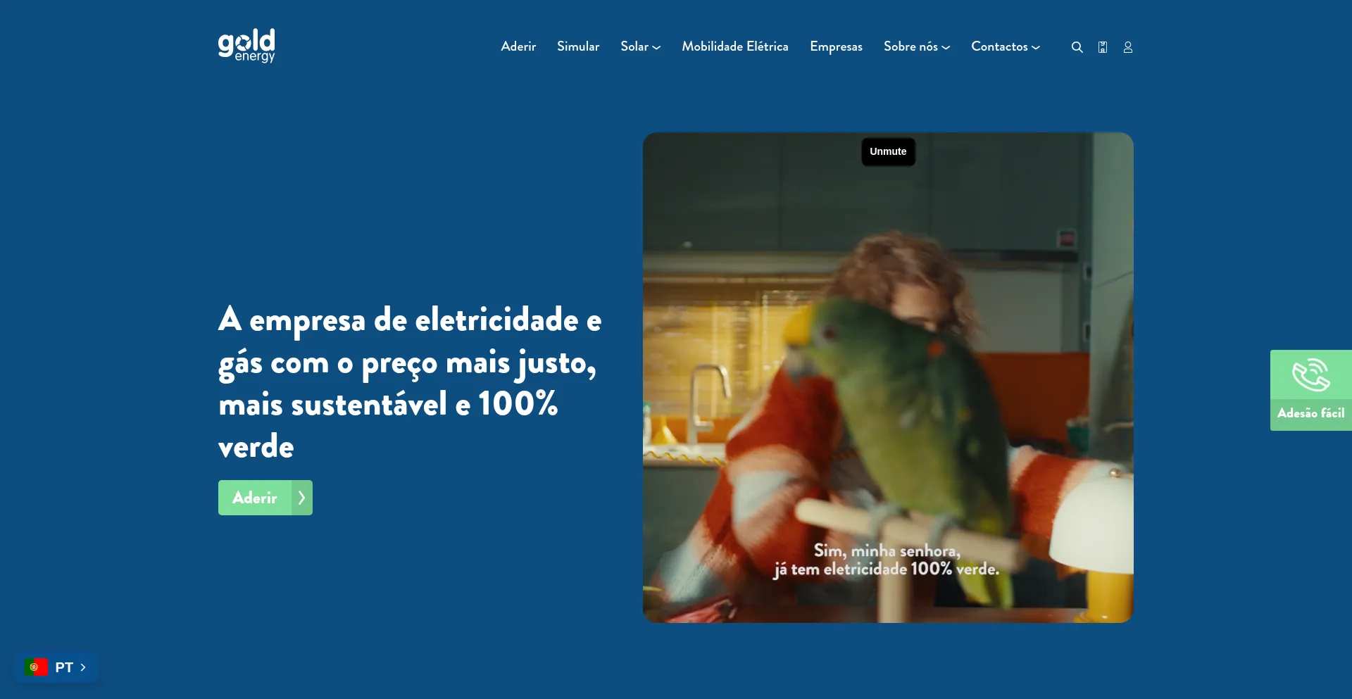 Goldenergy.pt Screenshot