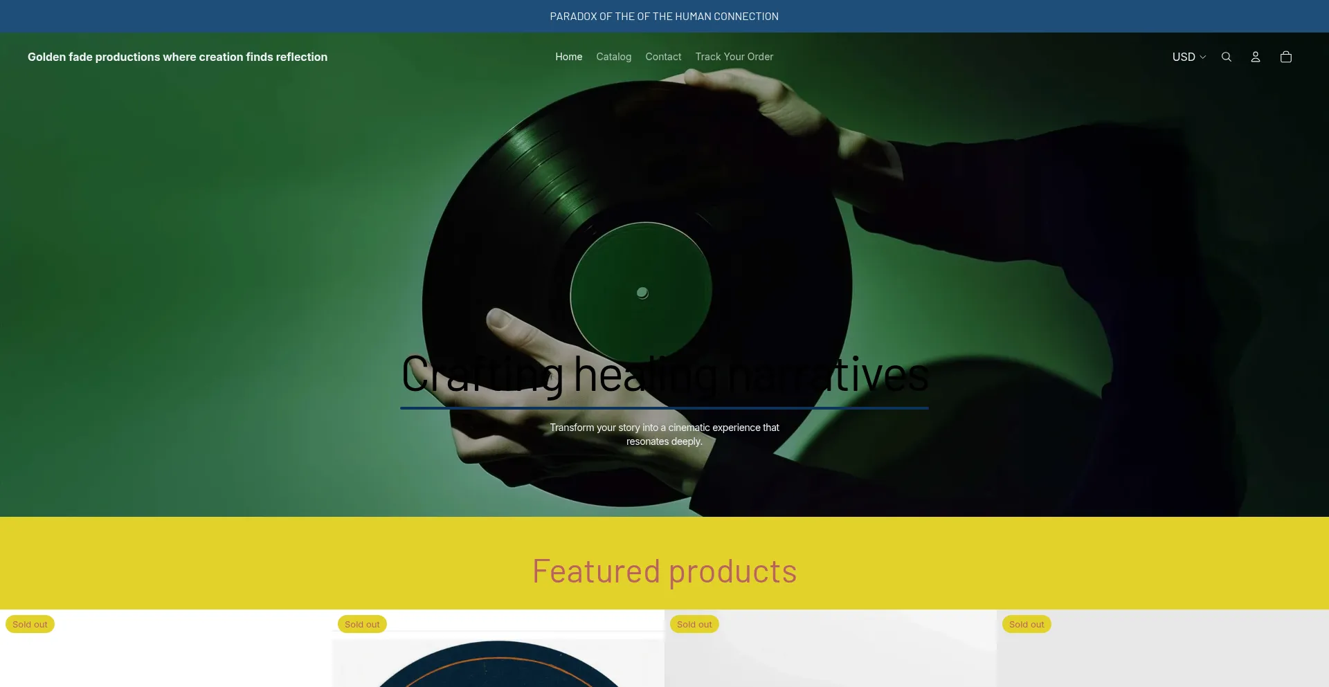 Goldenfadeproductionswherecreationfindsreflection.store