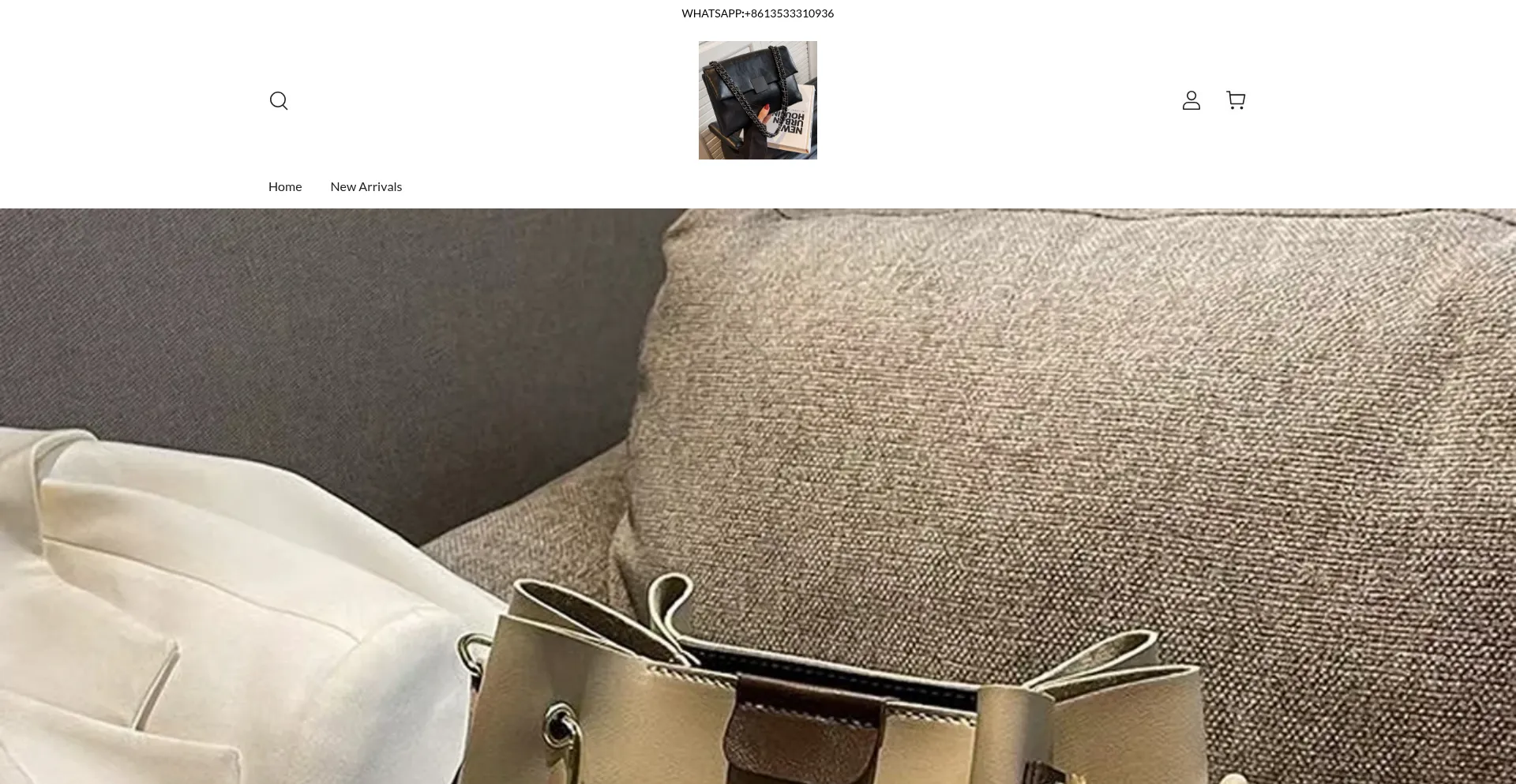 Website screenshot of Goldrushluxurygoods1.myshoplaza.com
