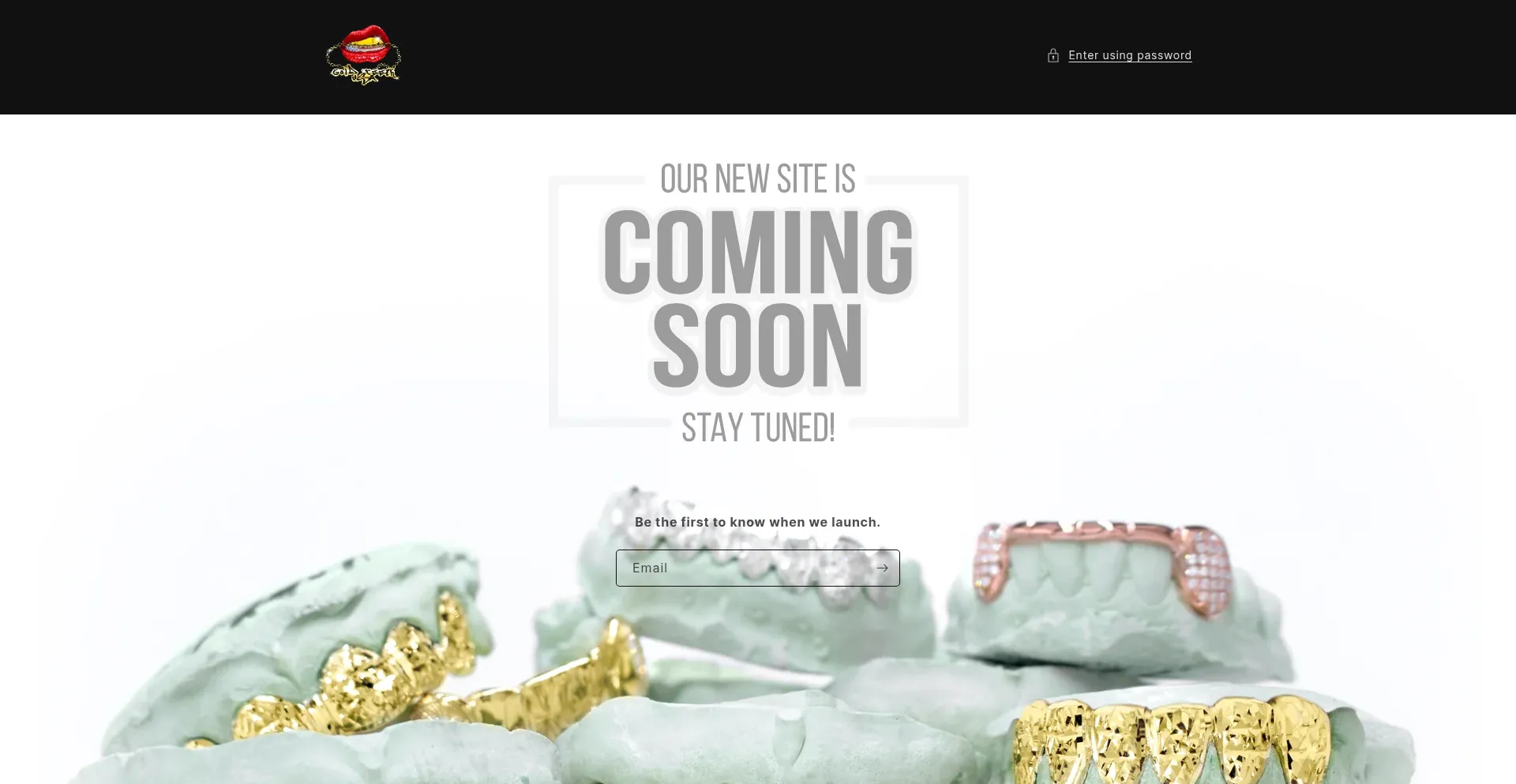 Website screenshot of Goldteethusa.com