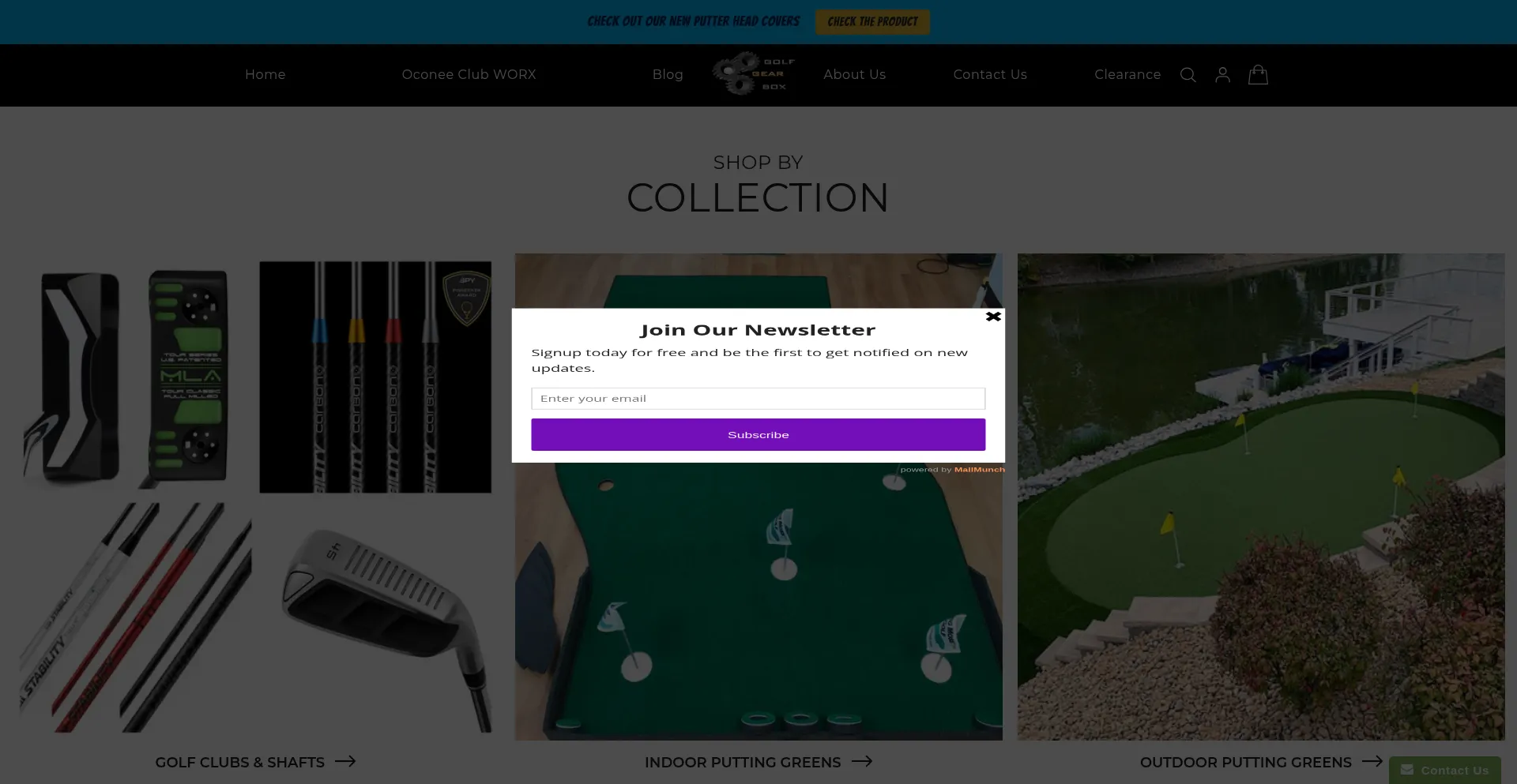 Golfgearbox.com Screenshot