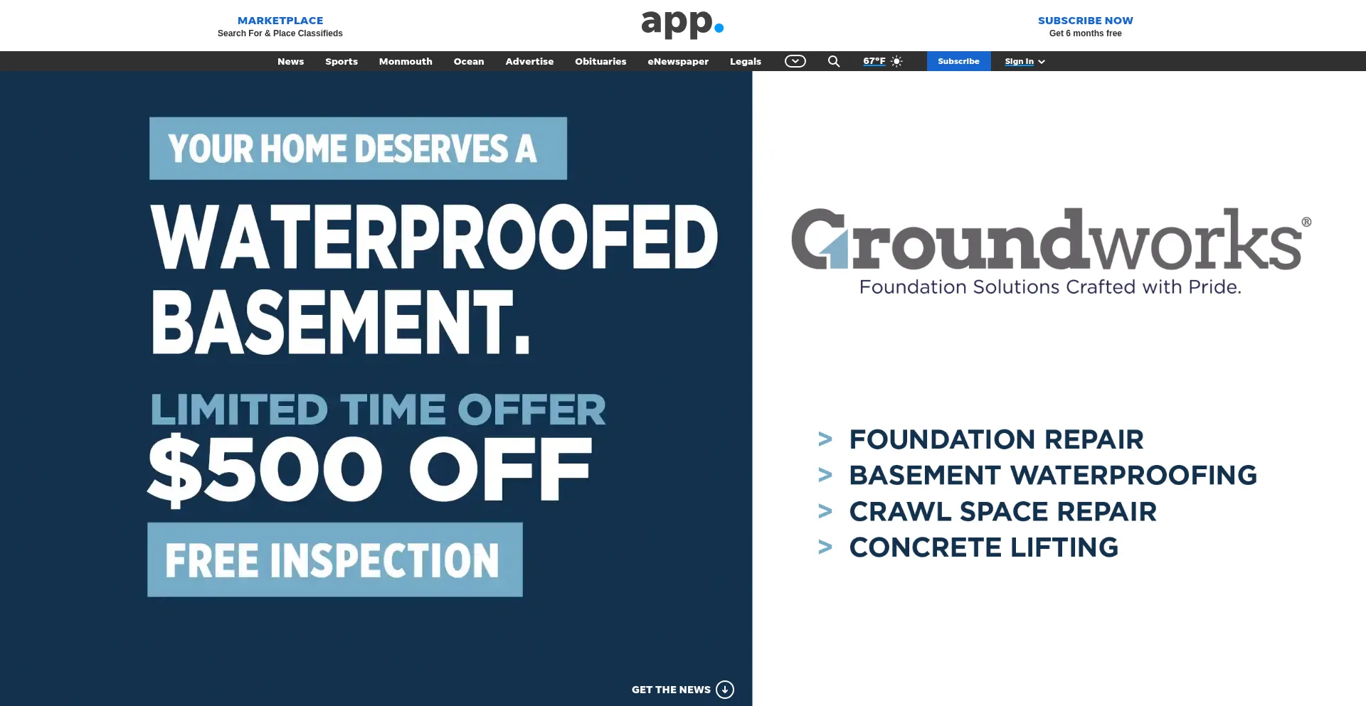 Website screenshot of Gomining.app.com