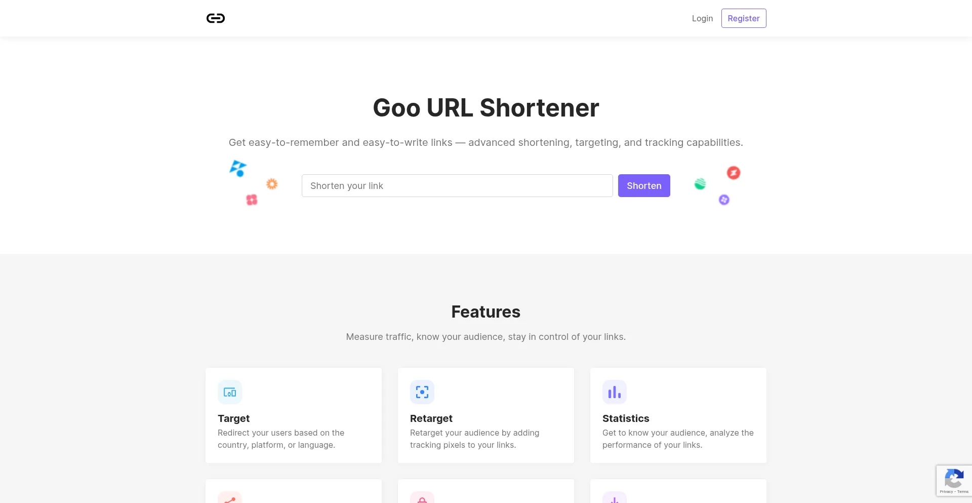 Website screenshot of Goo.vc