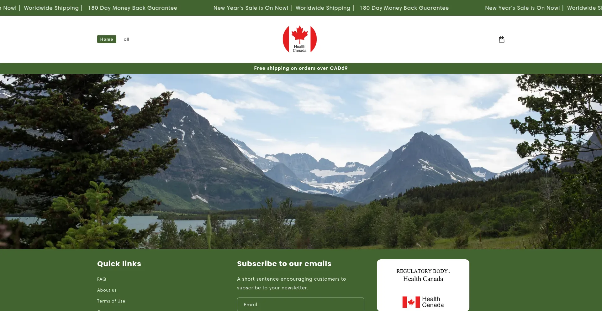 Website screenshot of Goodetr.shop
