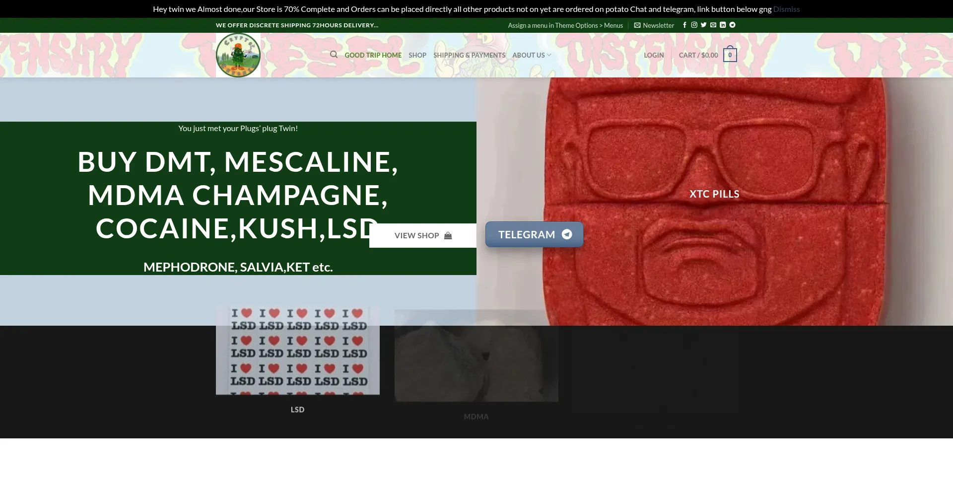 Goodtrippsychedelics.com Screenshot