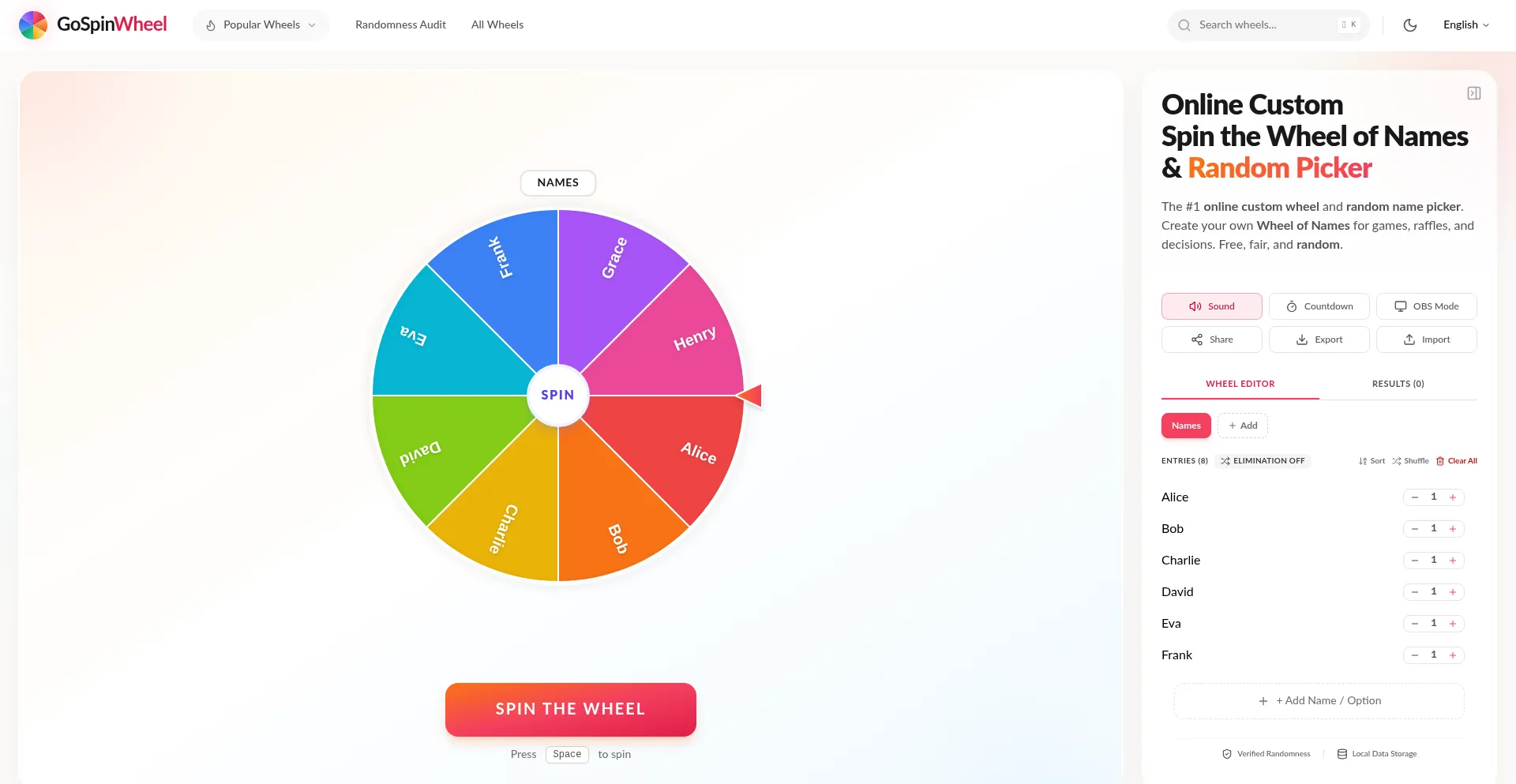 Gospinwheel.com