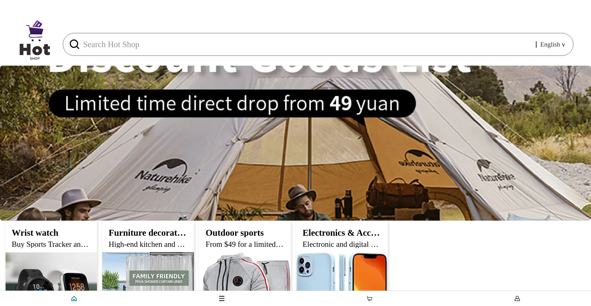Website screenshot of Gotoshopbuy.com