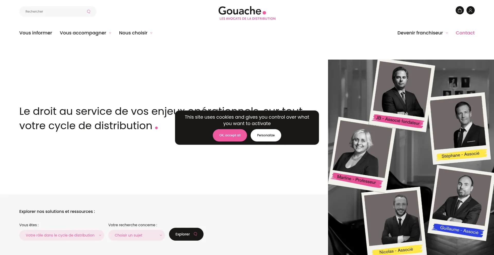 Gouache.fr Screenshot