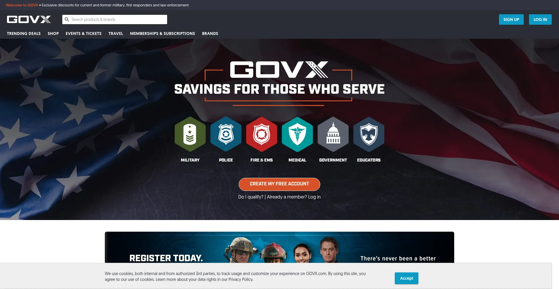 Govx.com Screenshot