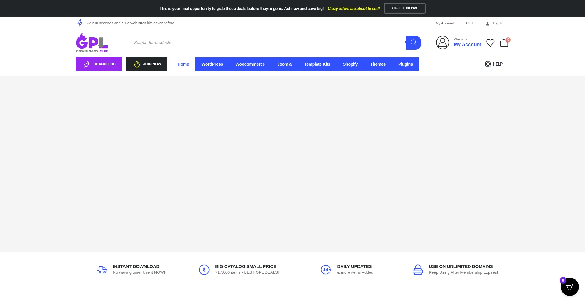 Gpldownloads.club Screenshot