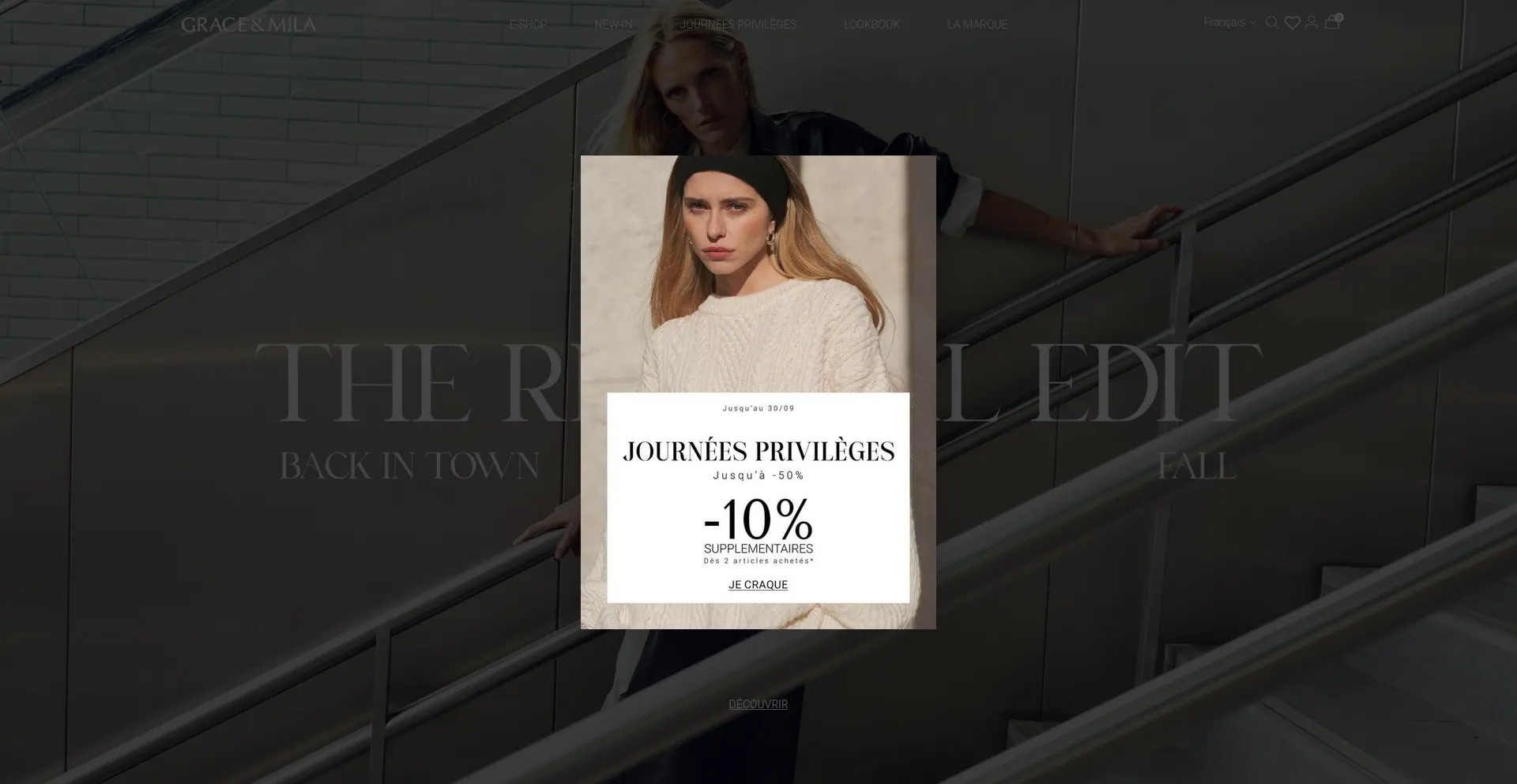 Graceandmila.com Screenshot