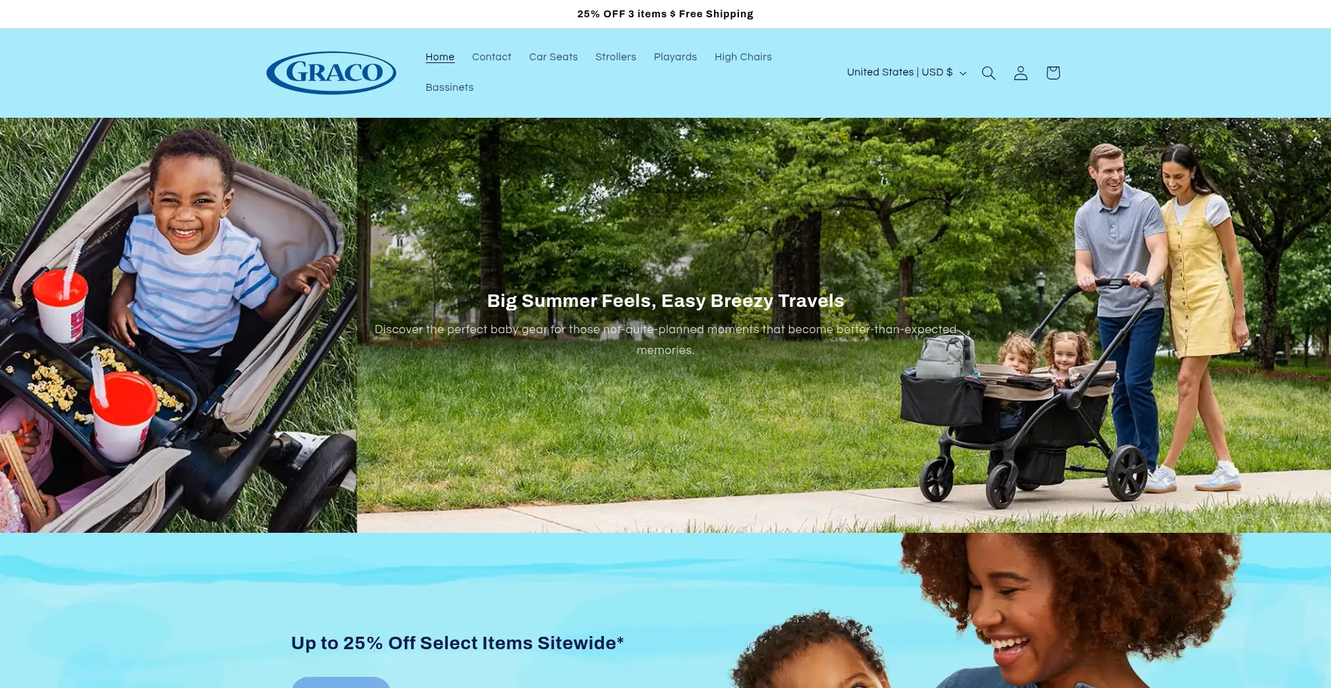 Website screenshot of Gracobabis.com