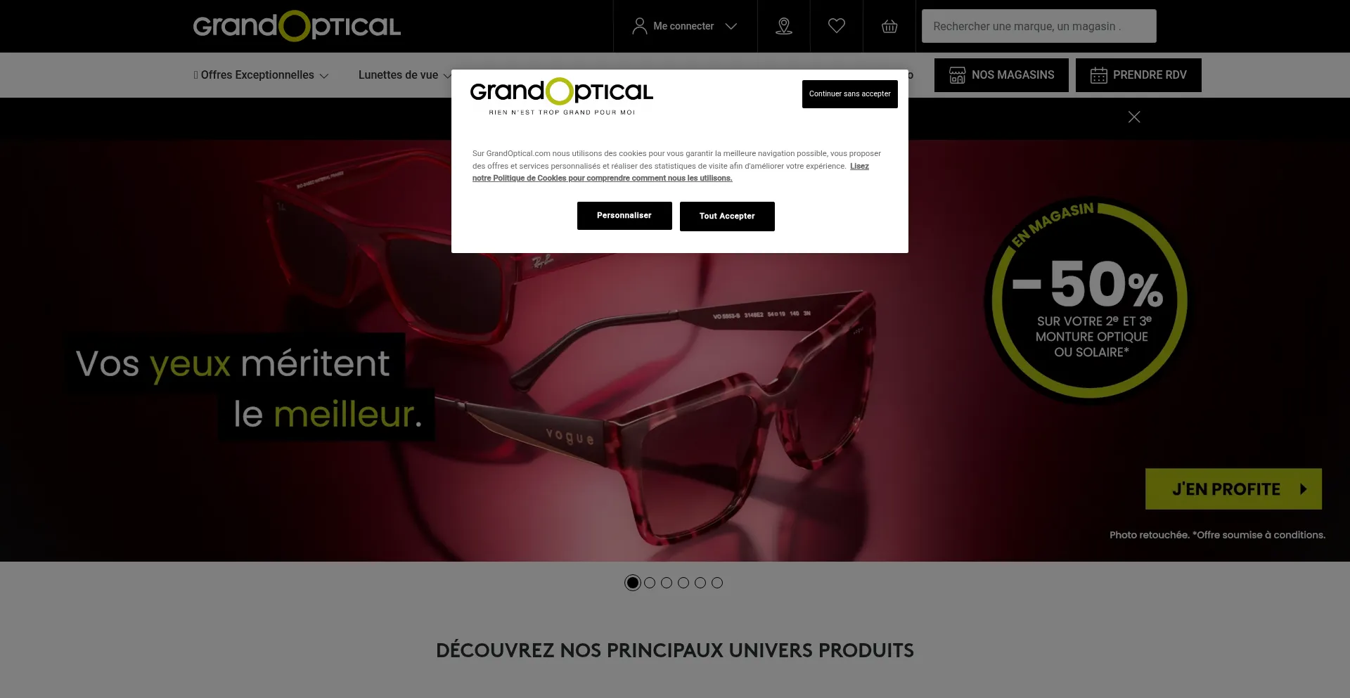 Grandoptical.com Screenshot