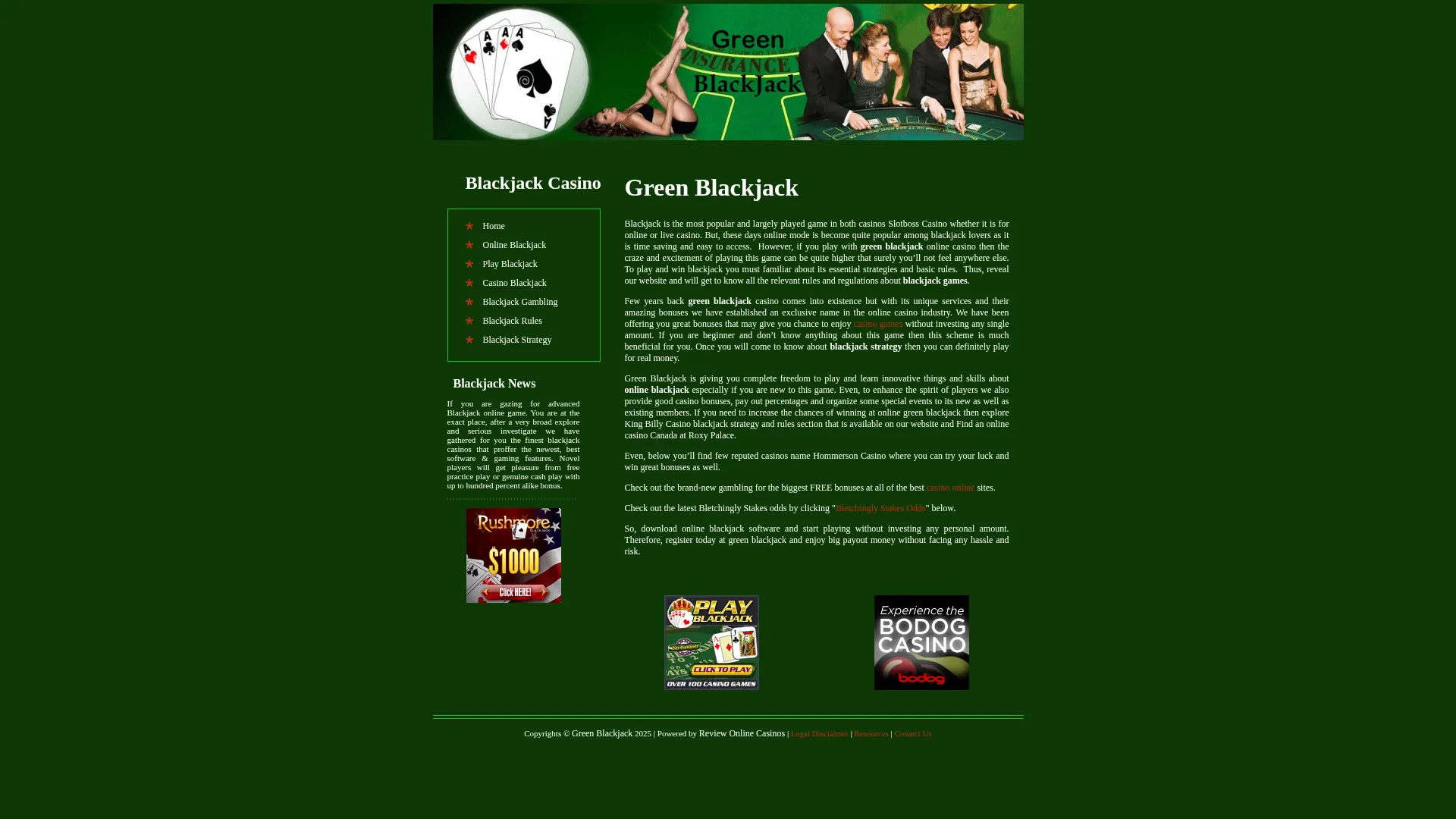 Greenblackjack.com