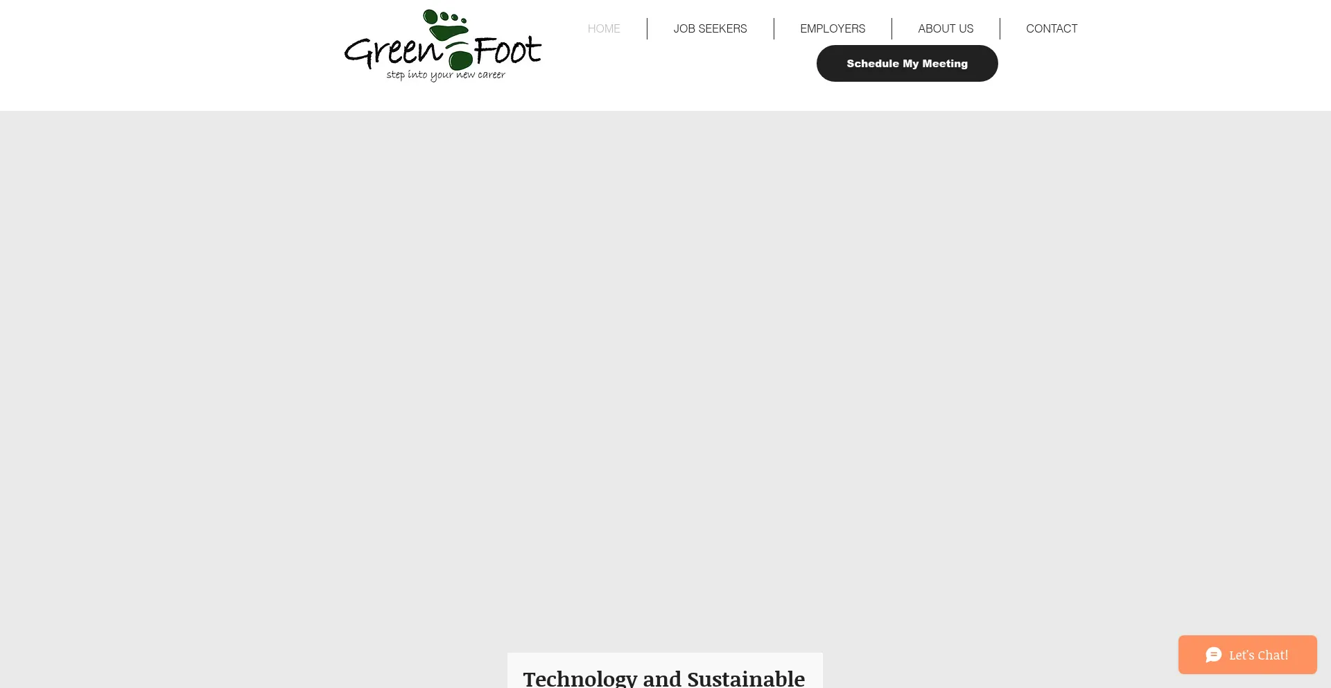 Website screenshot of Greenfoottech.com