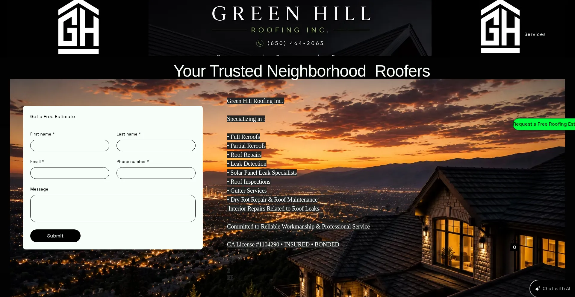 Greenhillroofinginc.com