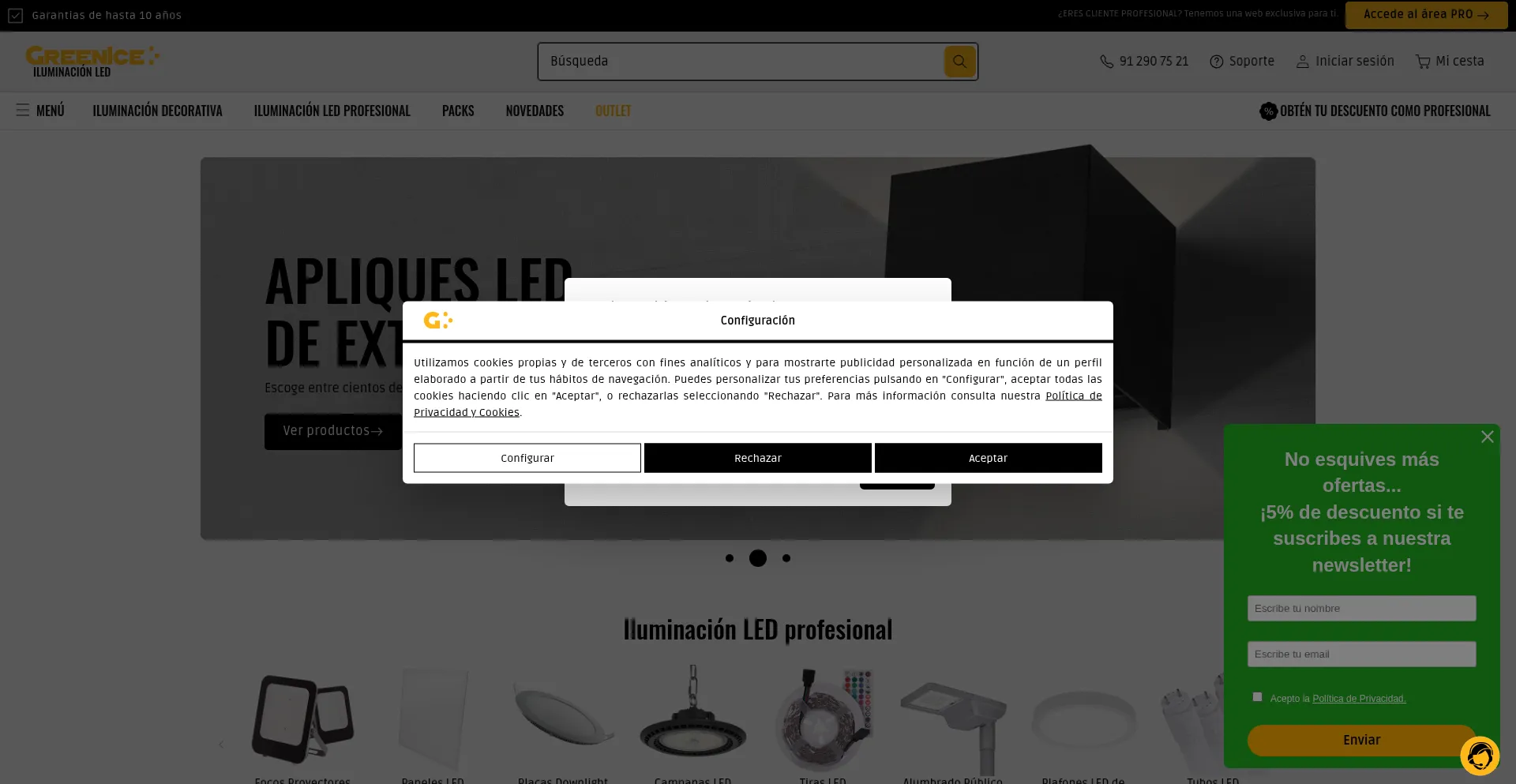 Greenice.com Screenshot
