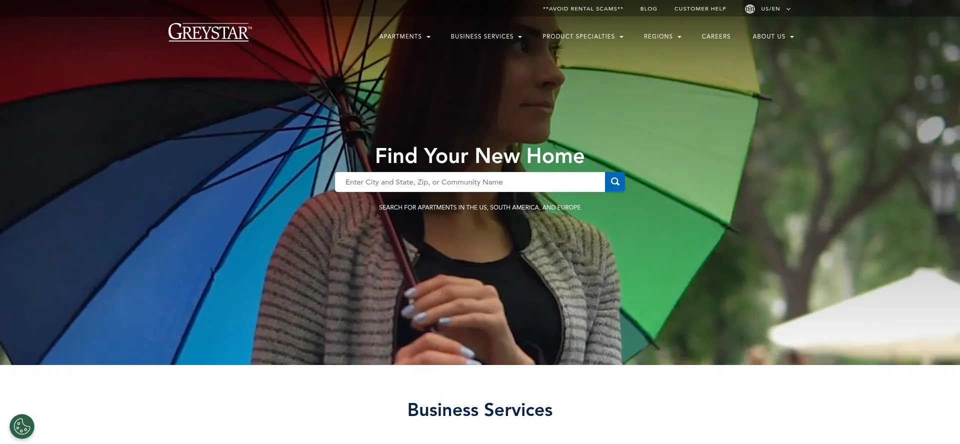 Greystar.com Screenshot