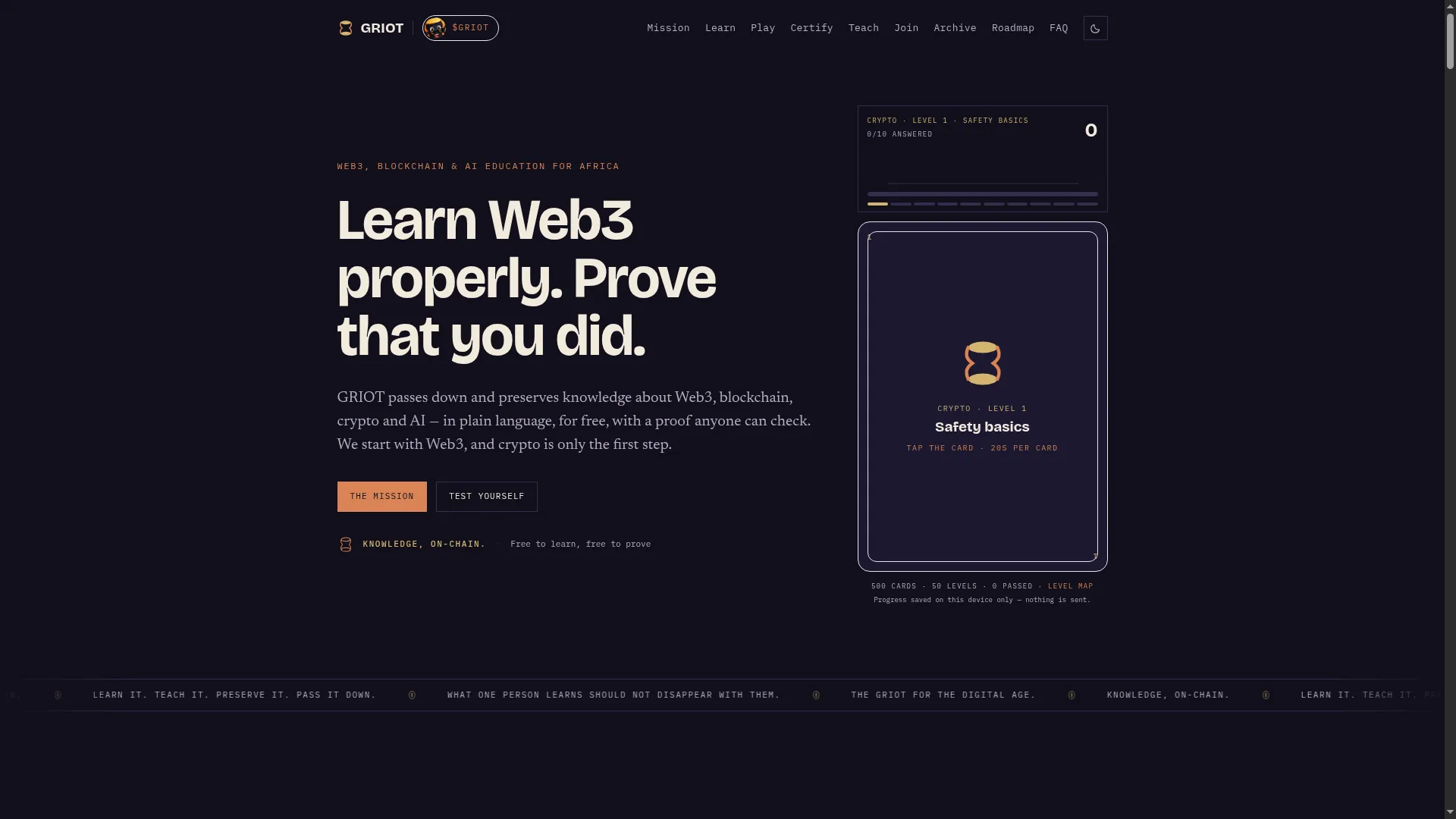 Griots.io