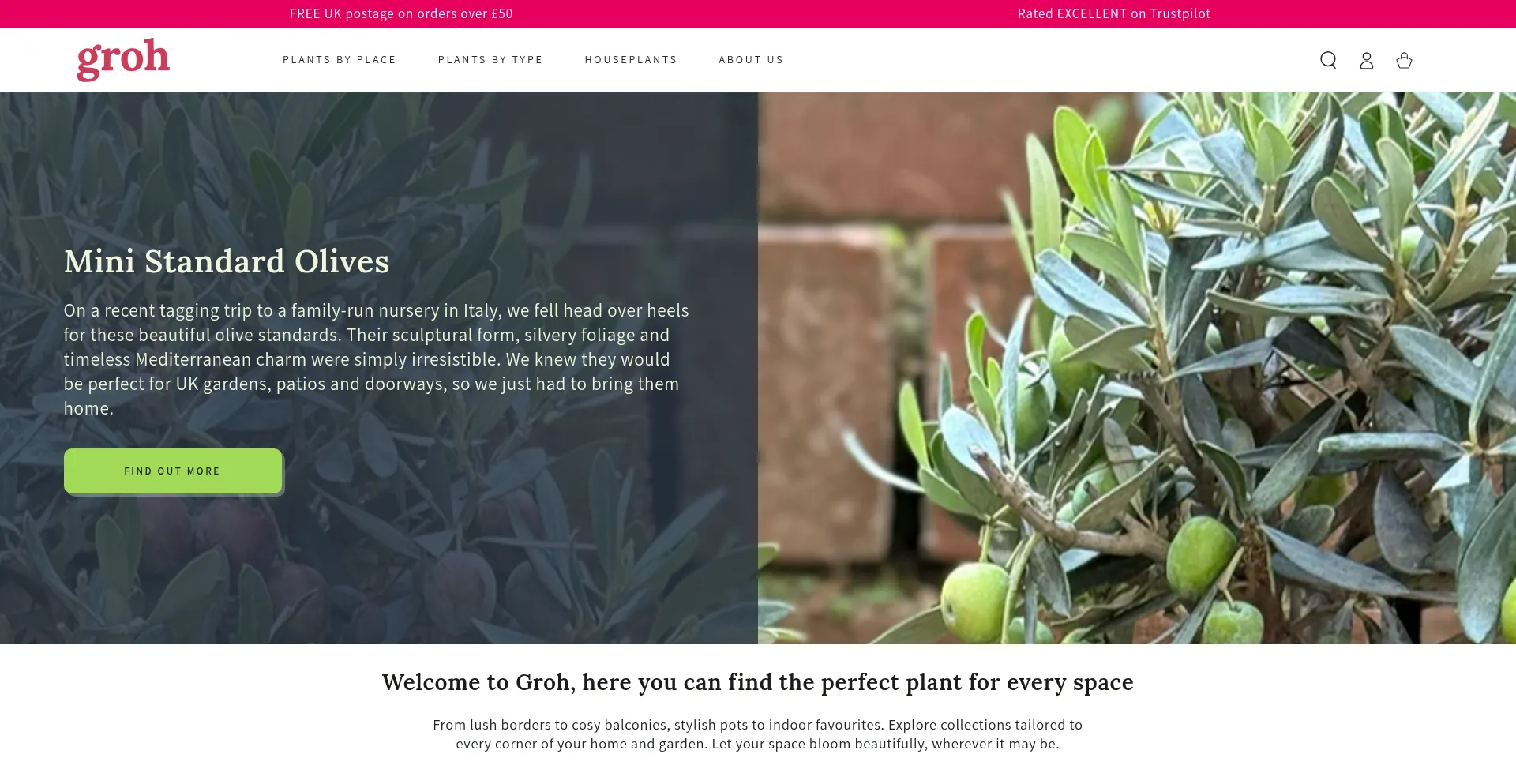 Grohplants.com Screenshot