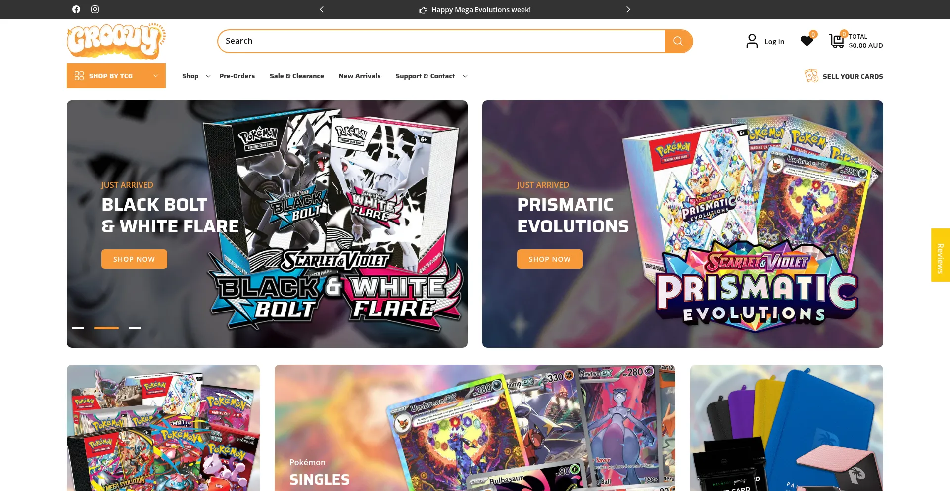 Groovycollectables.com.au Screenshot