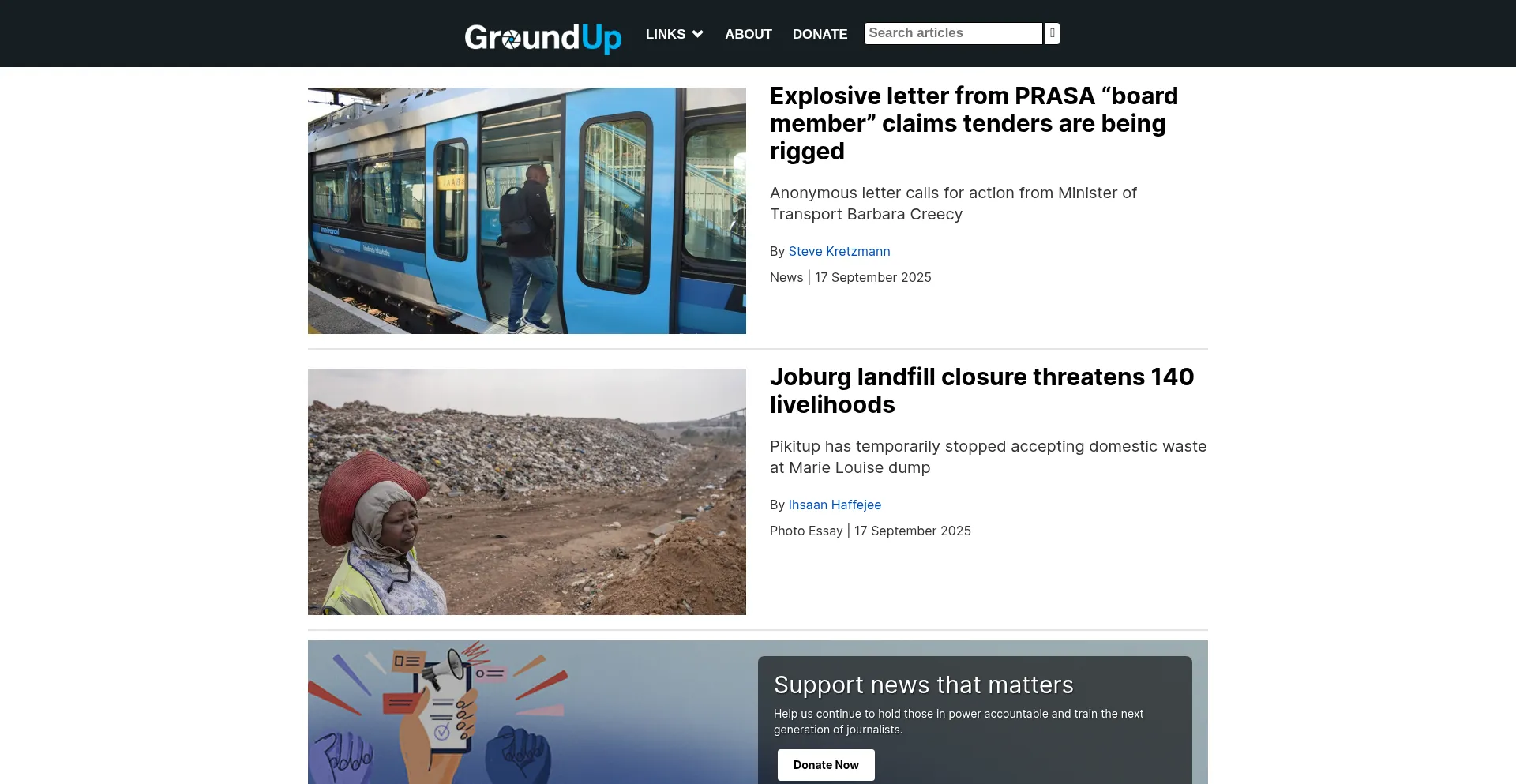 Is Groundup.org.za Safe?