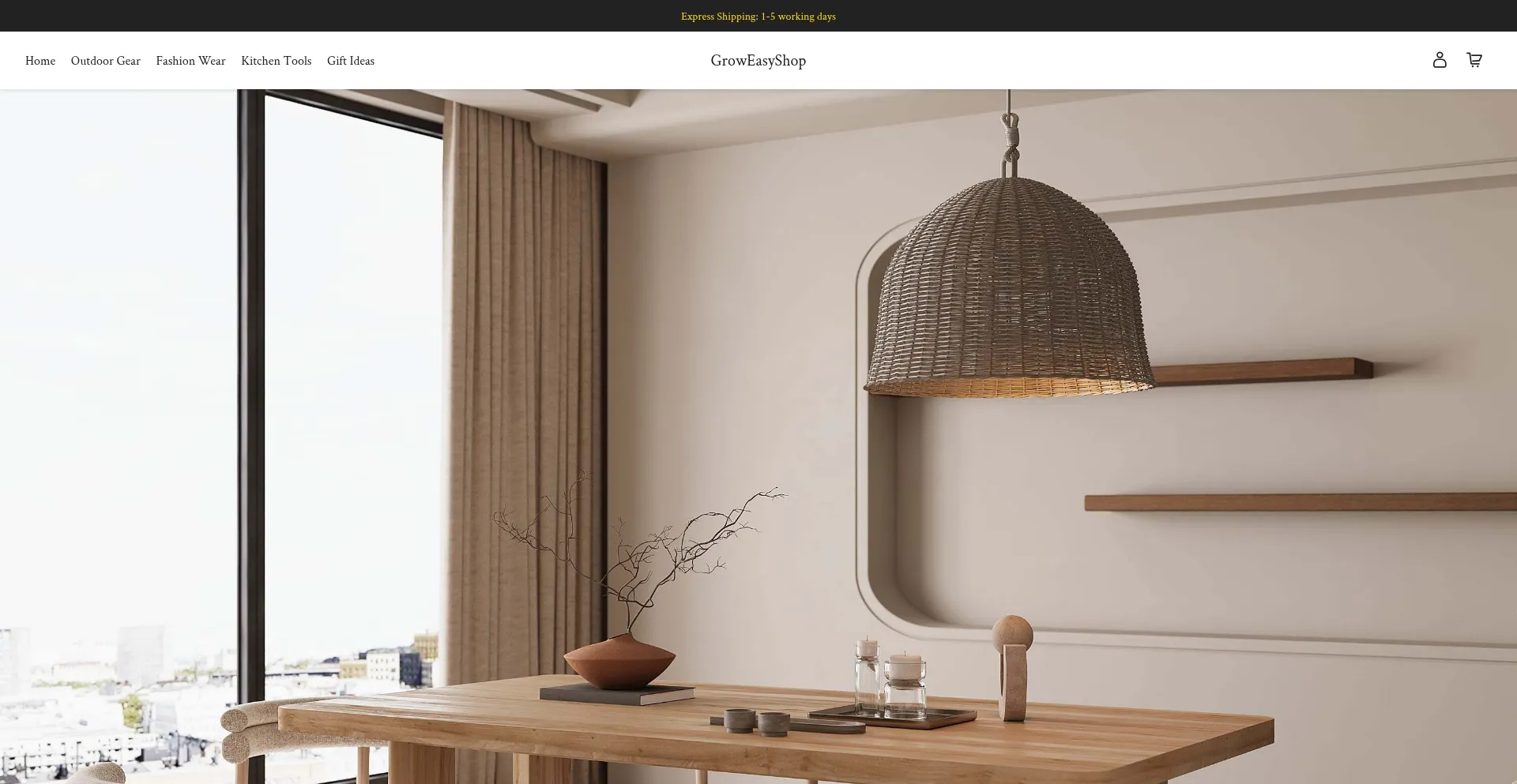 Website screenshot of Groweasyshop.com