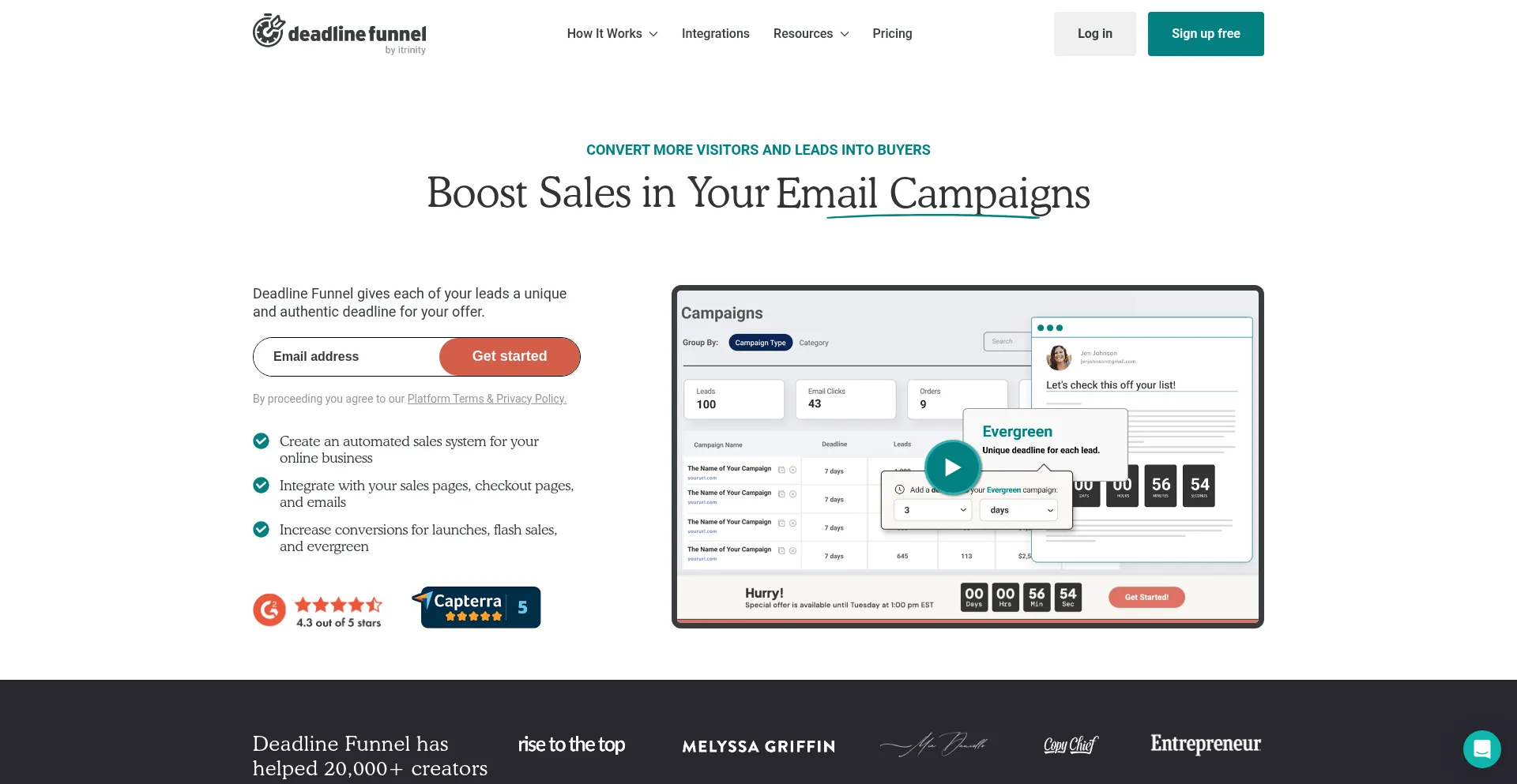 Website screenshot of Growthleap.com
