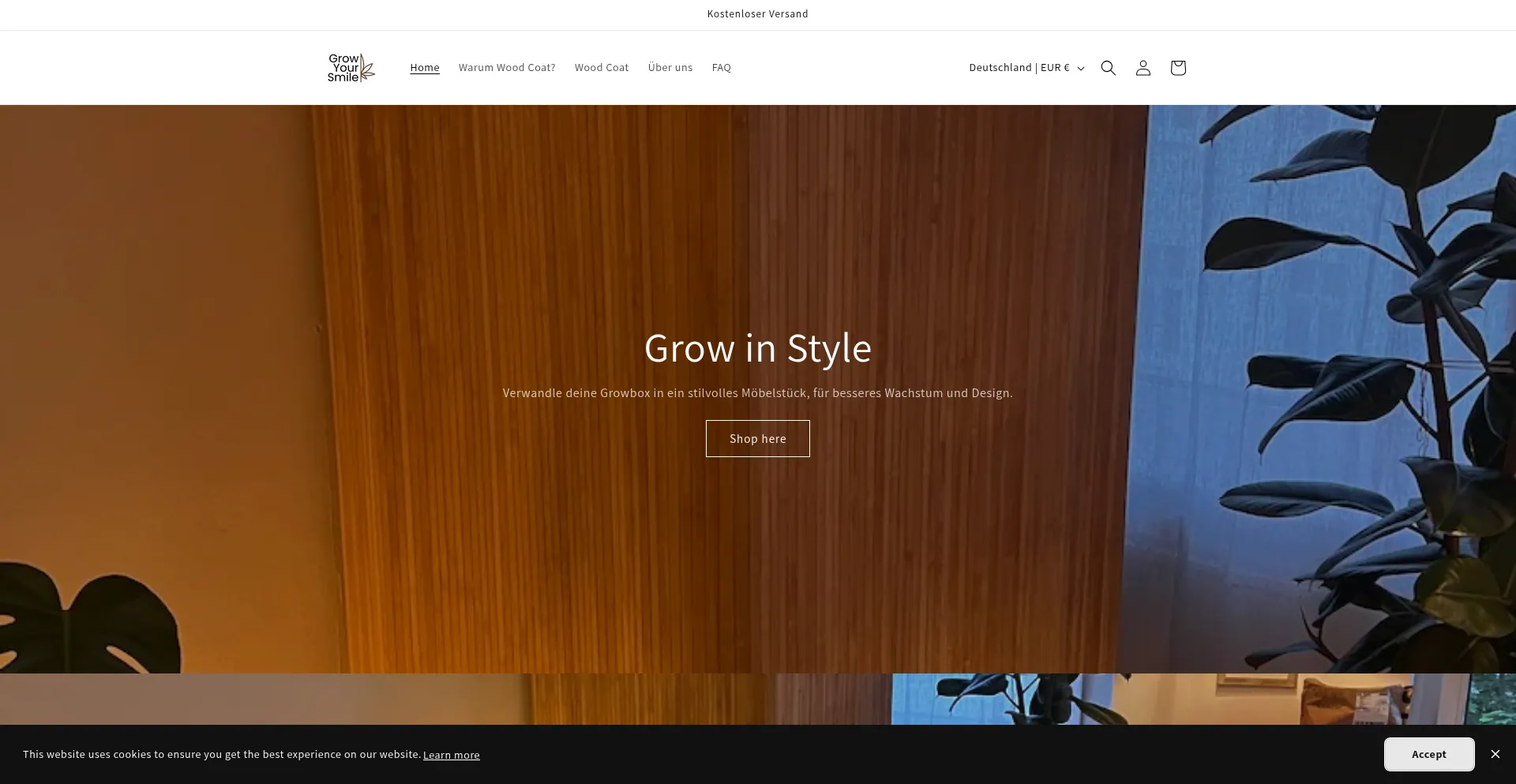 Growyoursmile.com Screenshot