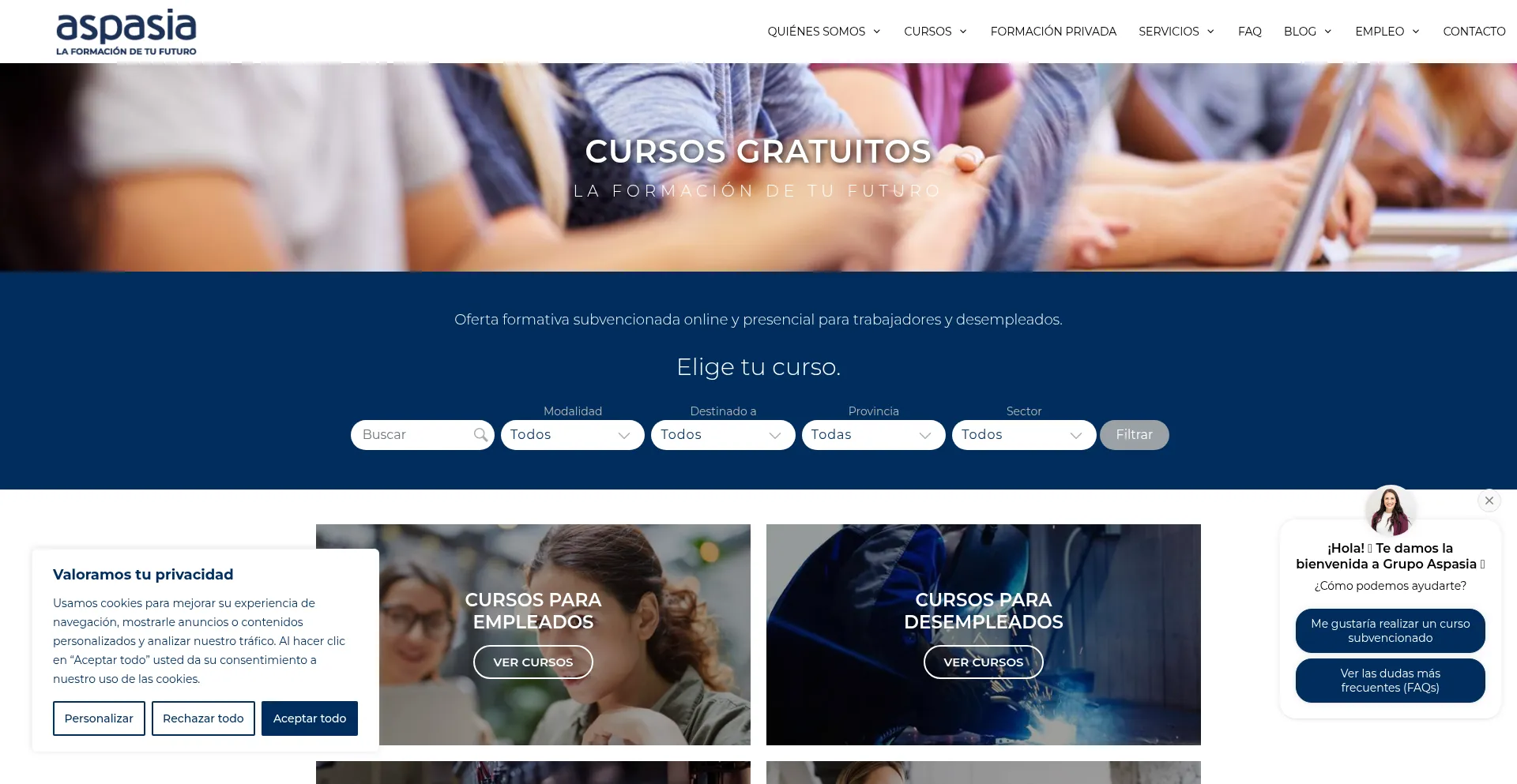 Grupoaspasia.com Screenshot