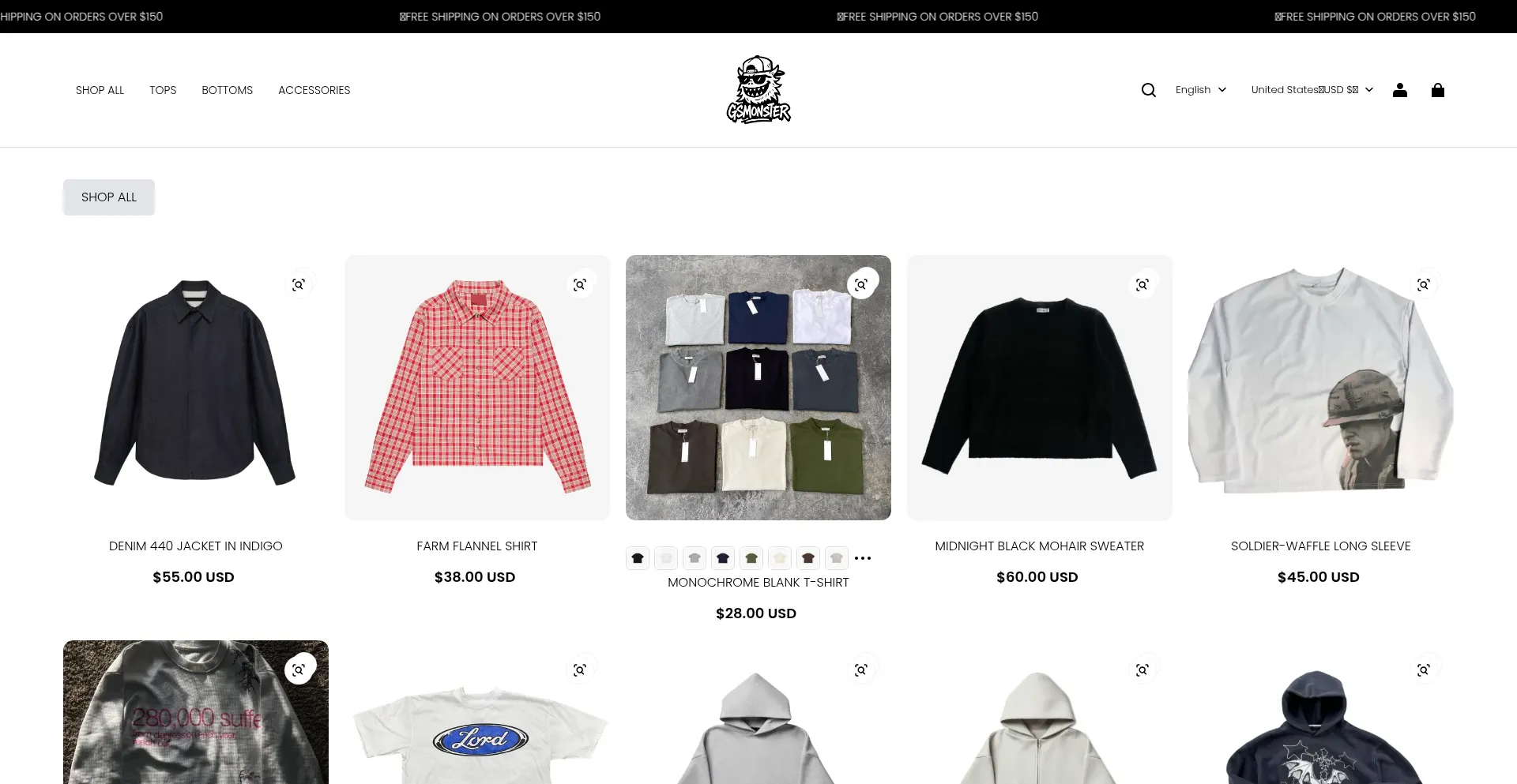Website screenshot of Gsmonster.com