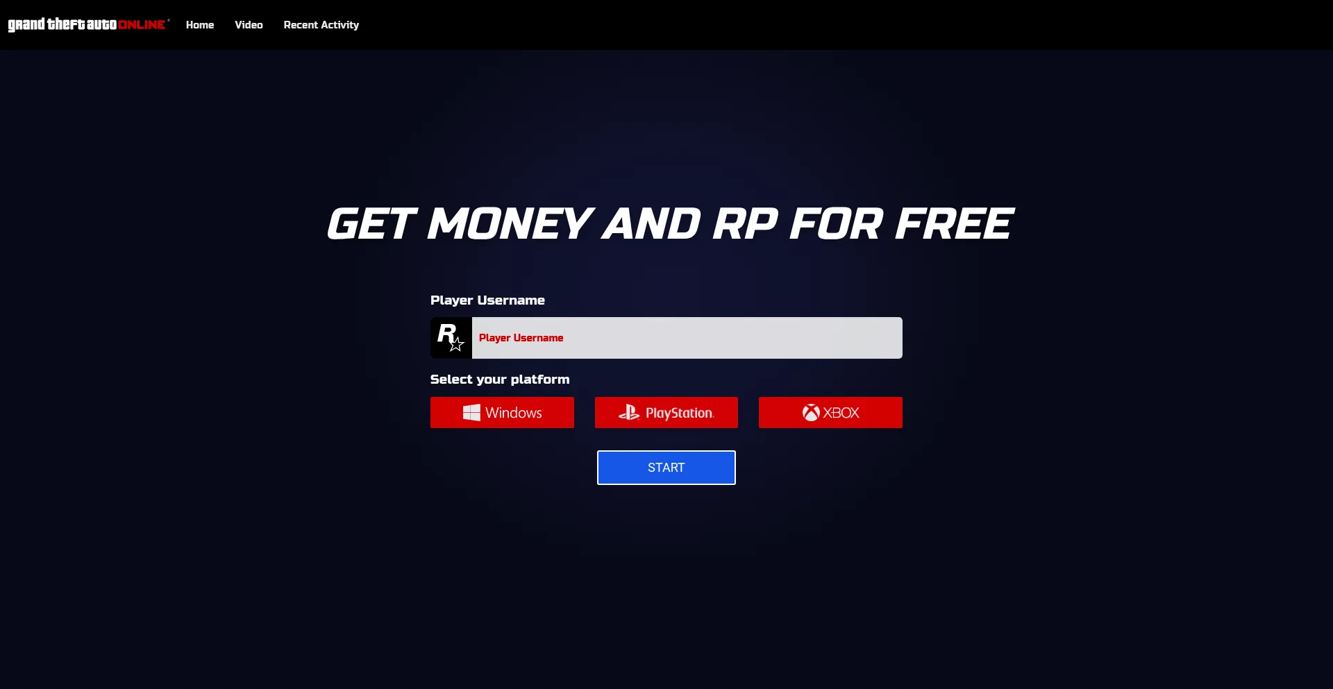 Website screenshot of Gtayoyo.site