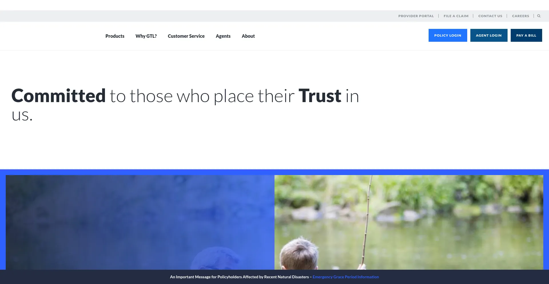 Website screenshot of Gtlic.com