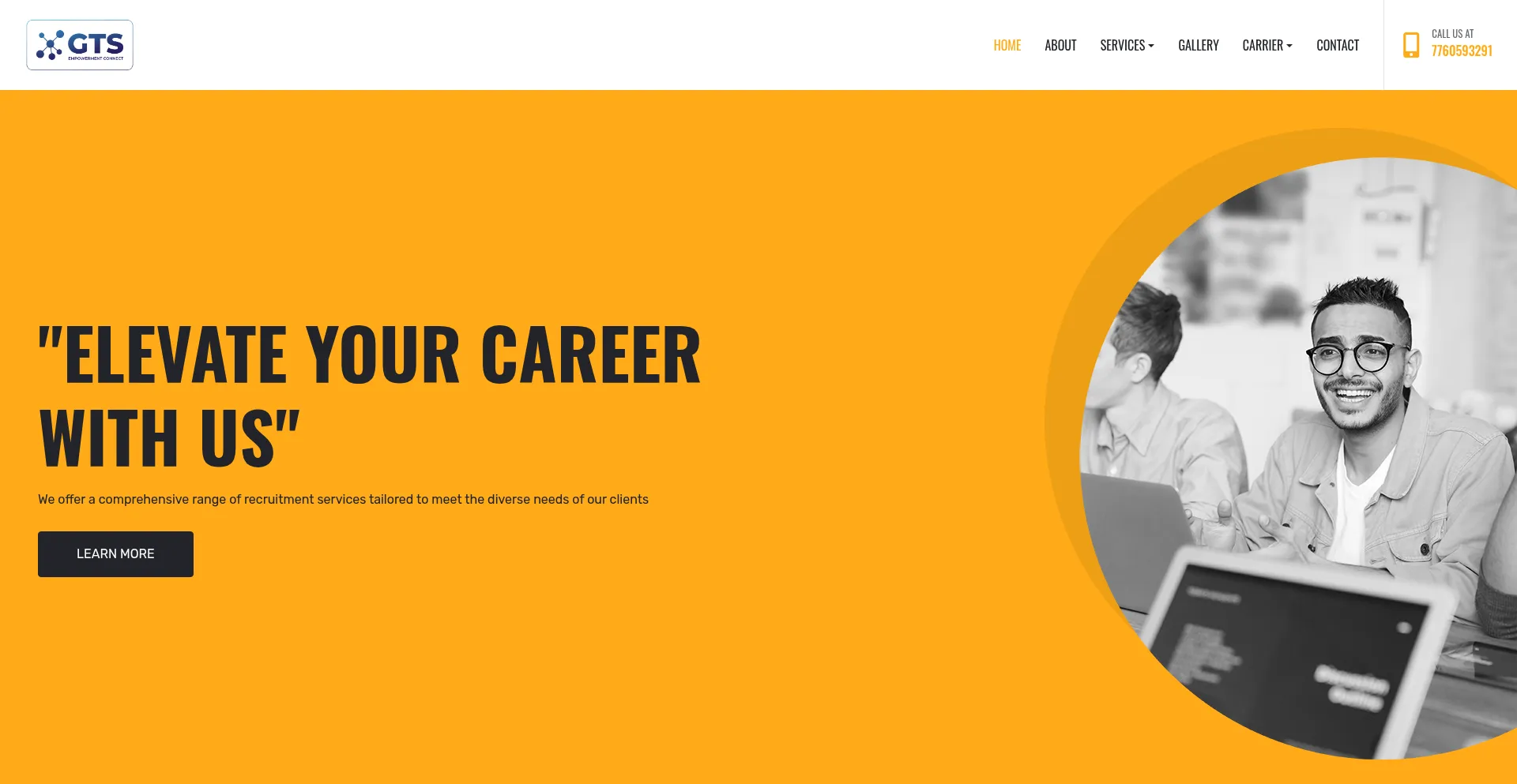 Website screenshot of Gtsempowerment.com