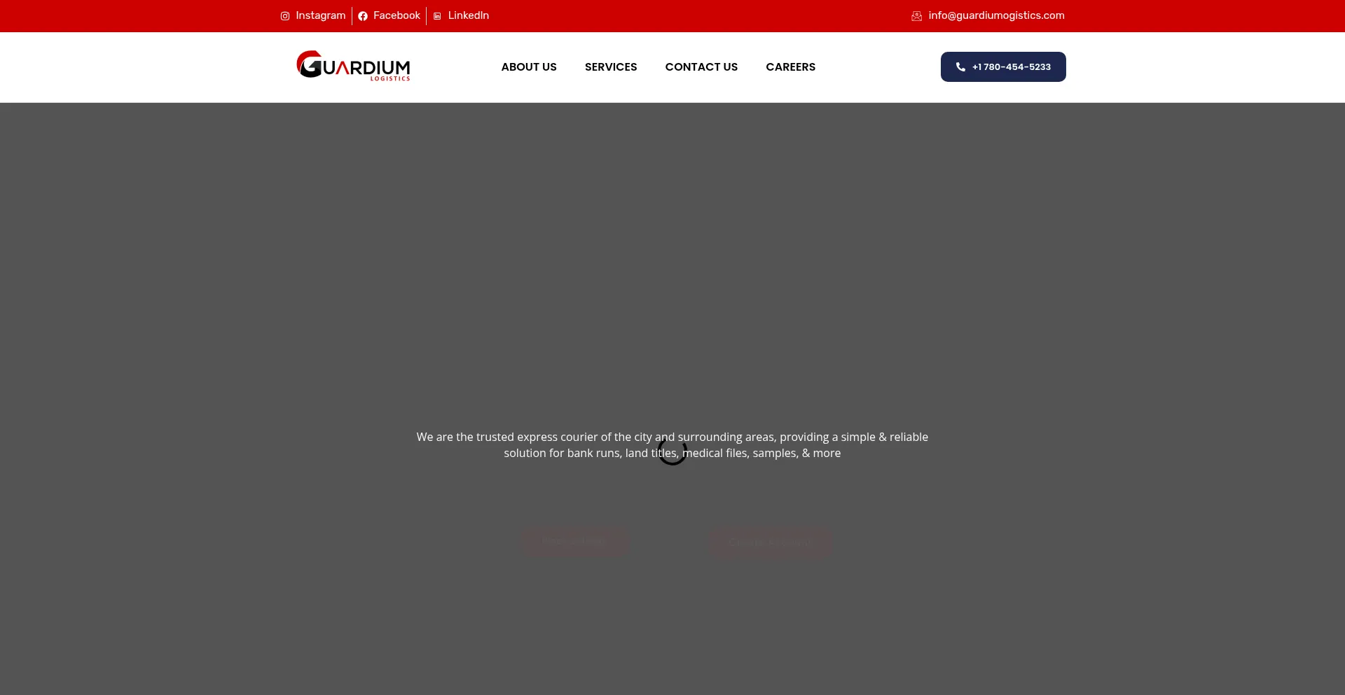 Guardiumlogistics.com Screenshot