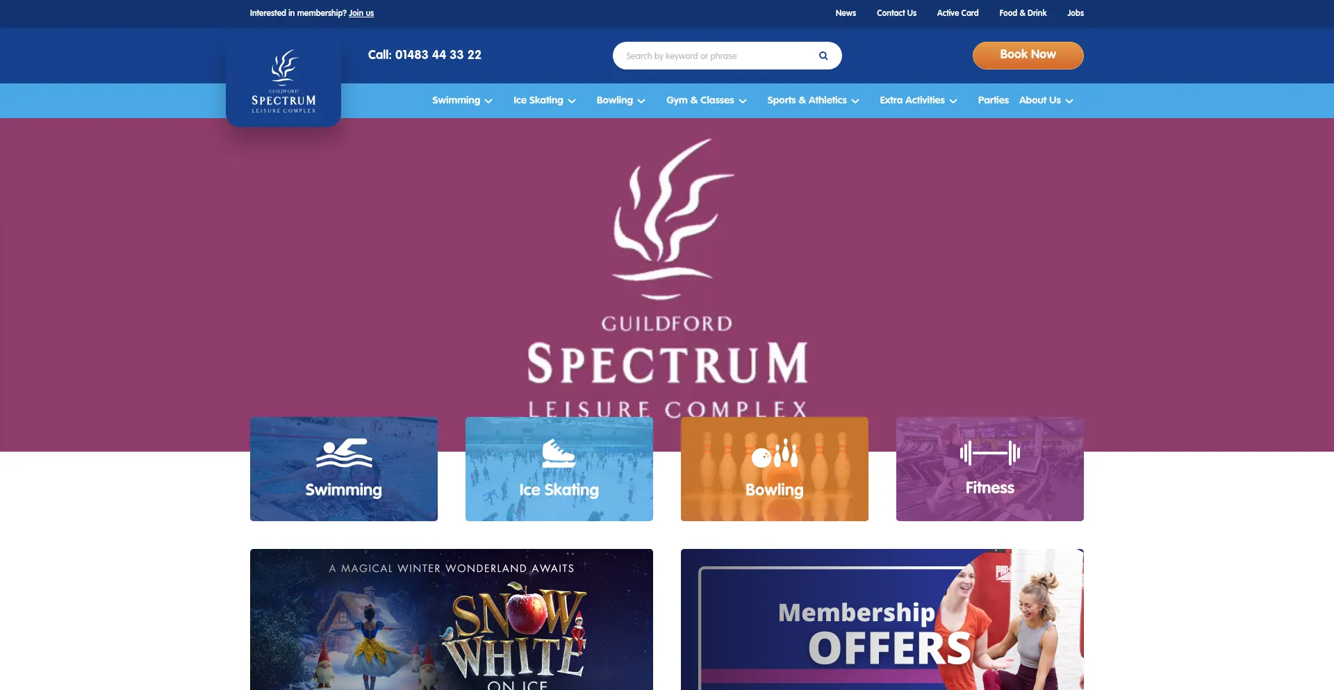 Guildfordspectrum.co.uk Screenshot