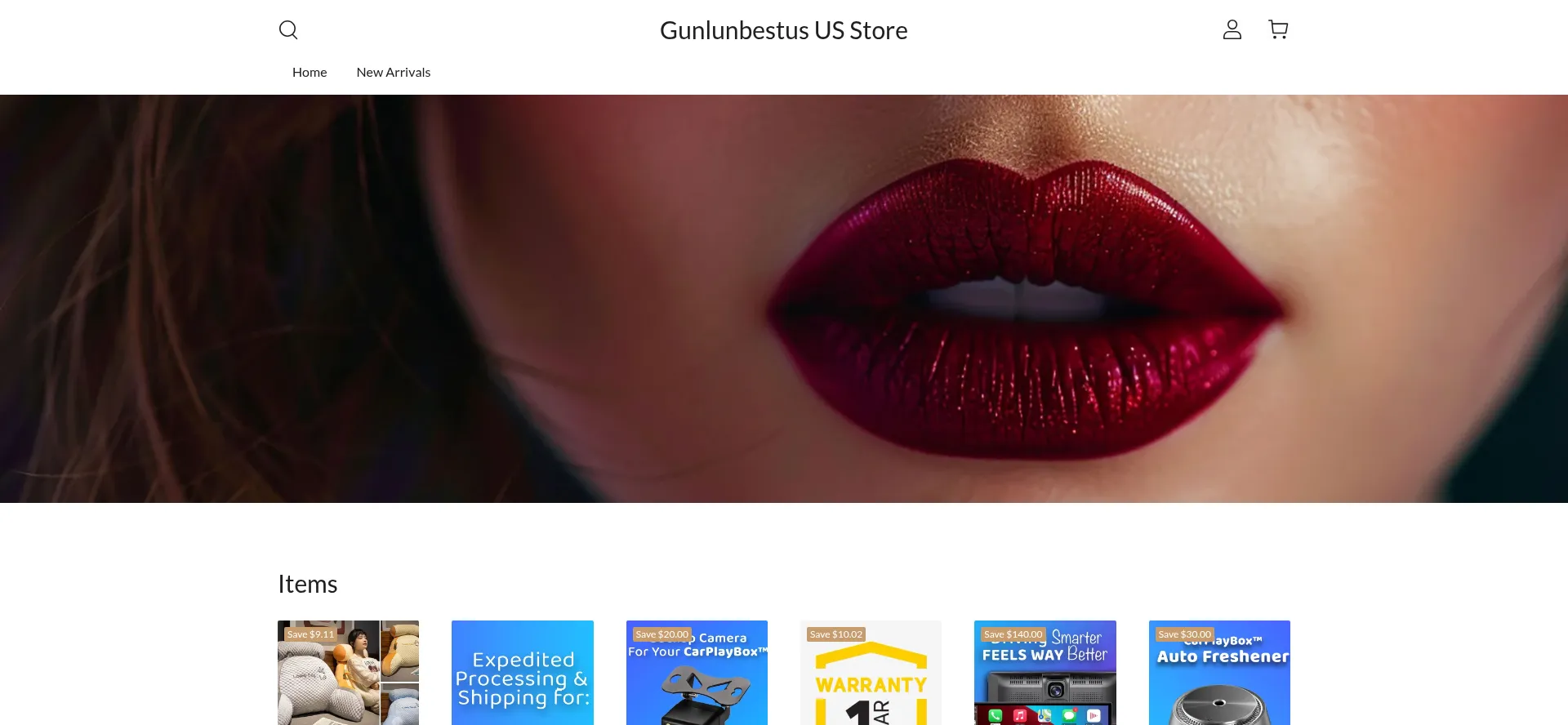 Website screenshot of Gunlunbestus.cn