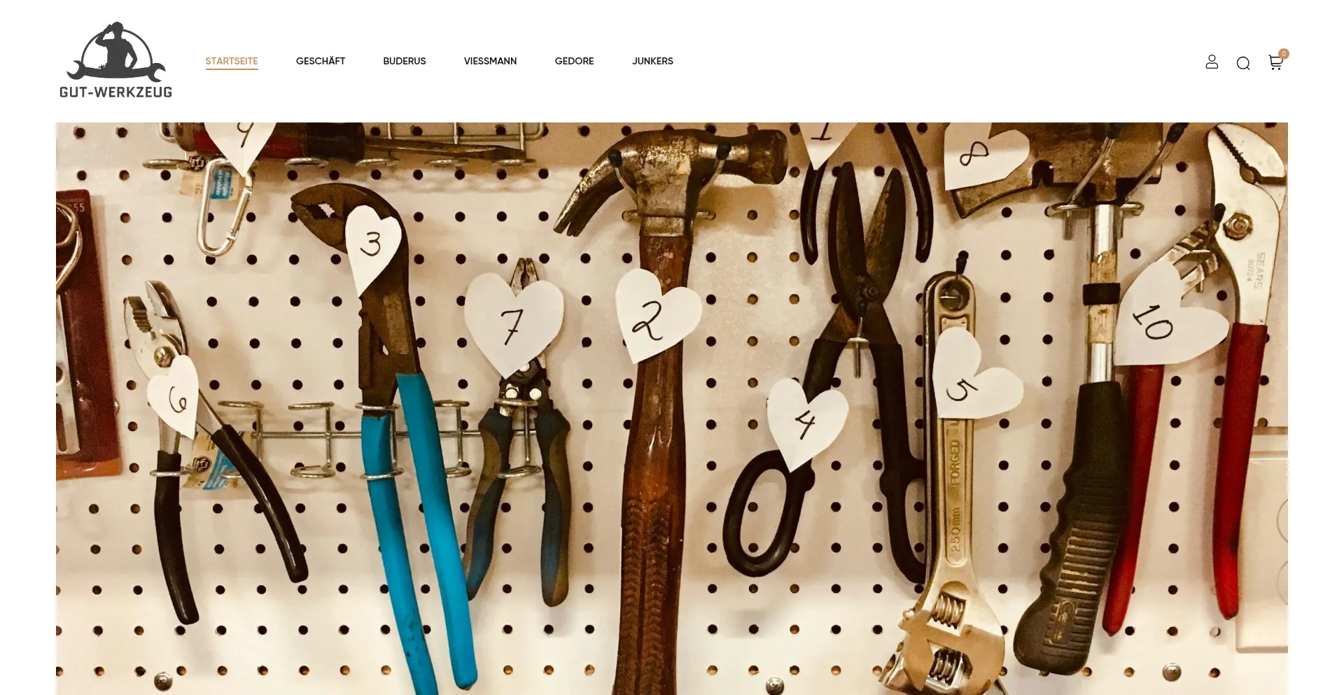 Website screenshot of Gut-werkzeug.com
