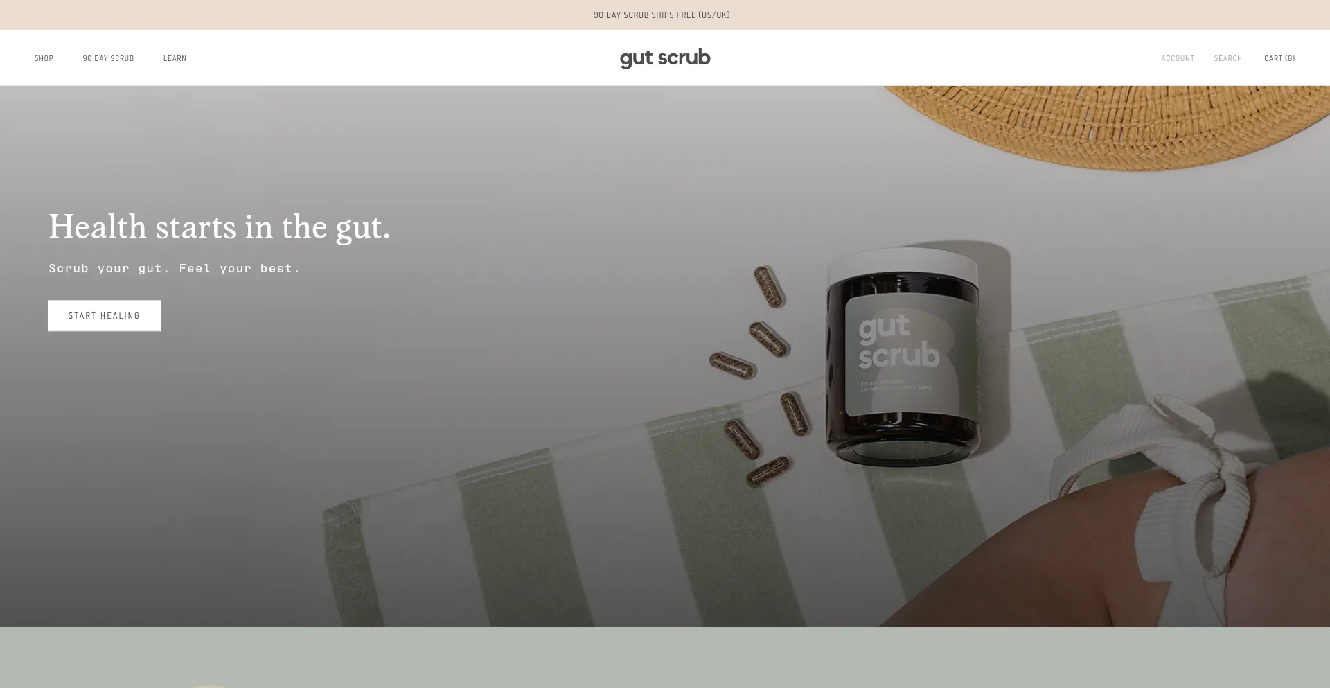 Gutscrub.com Screenshot