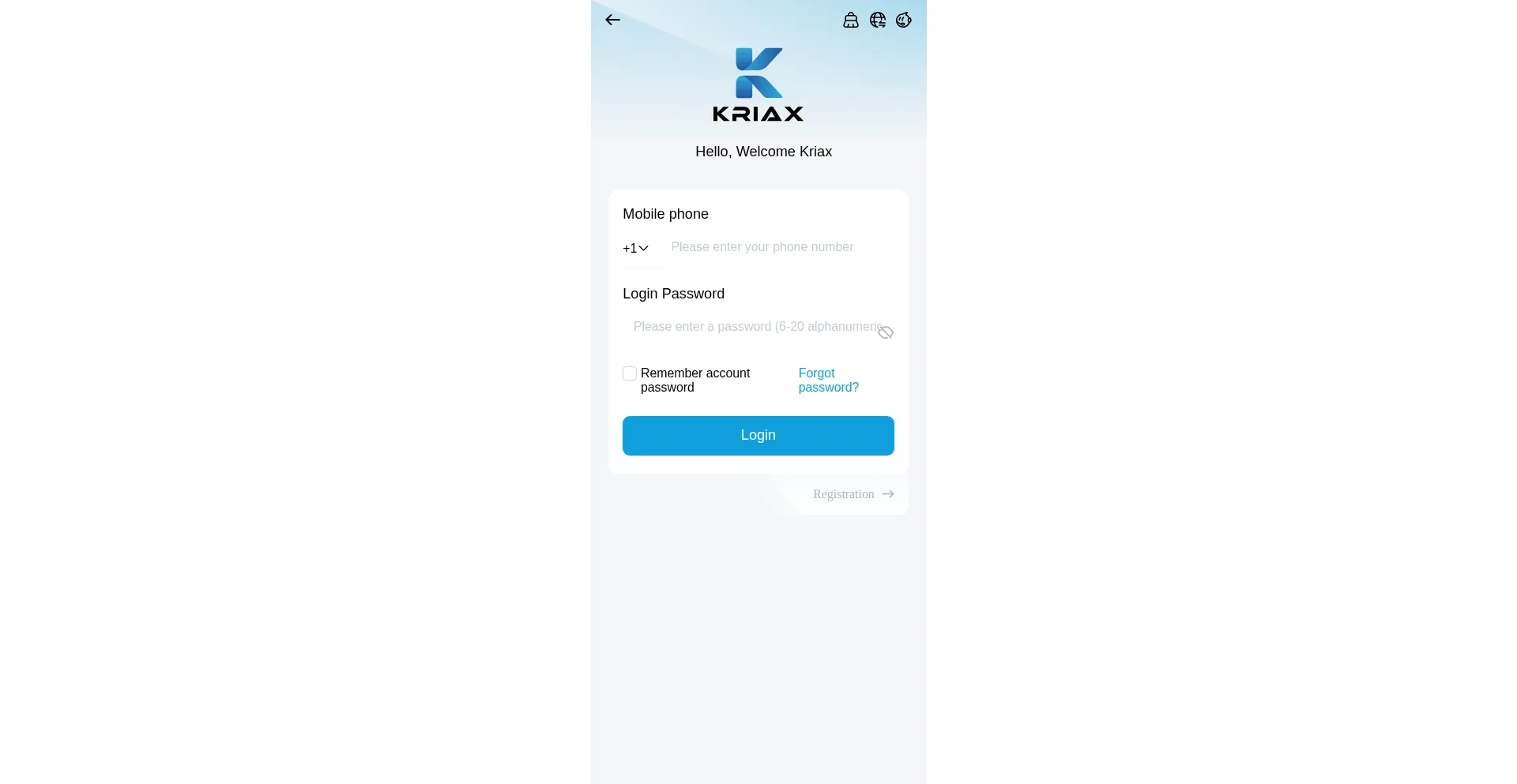 Website screenshot of H5.kriax.cc