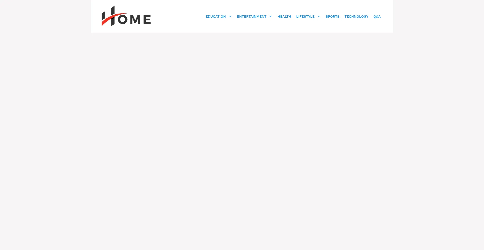 Website screenshot of H-o-m-e.org