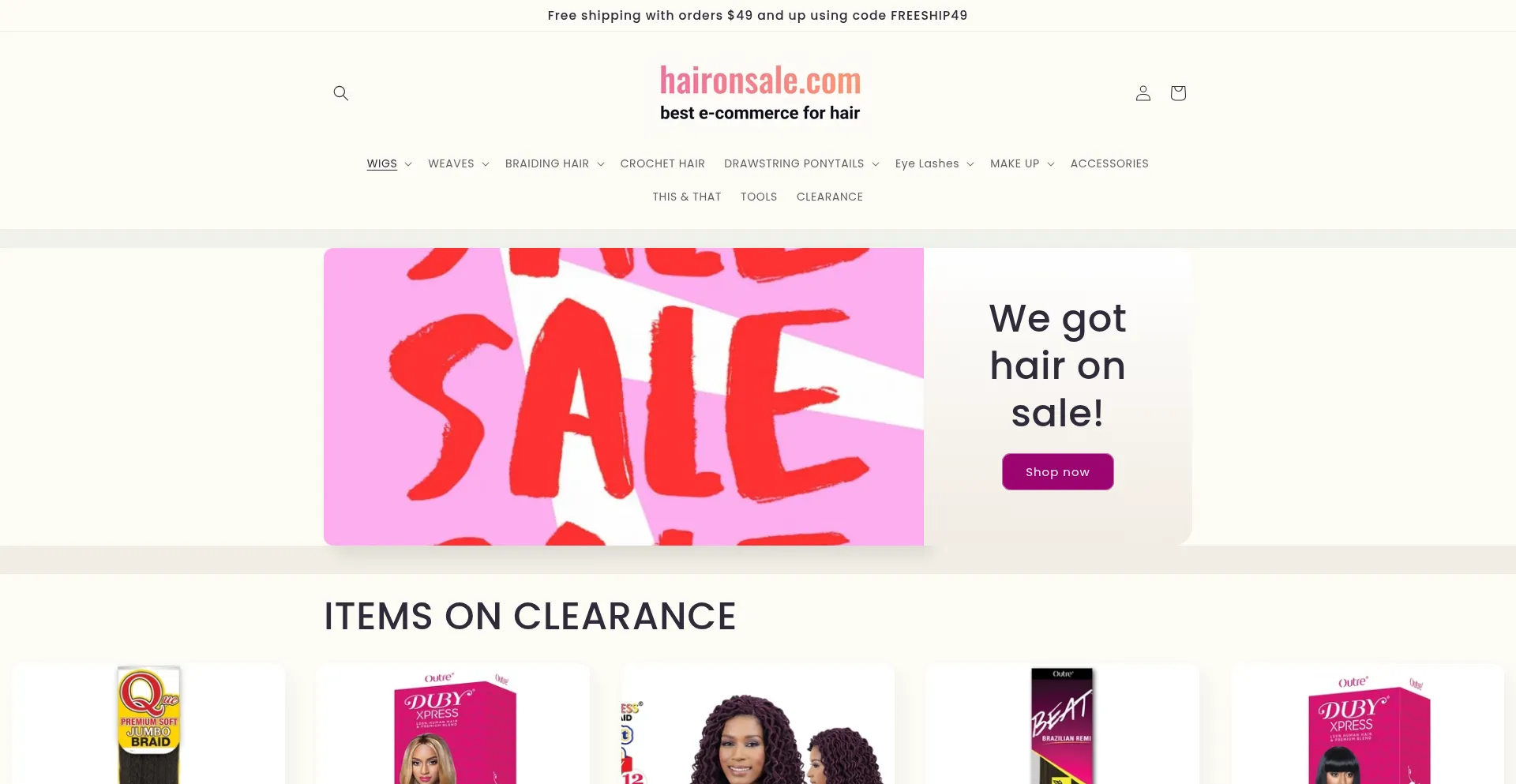 Haironsale.com