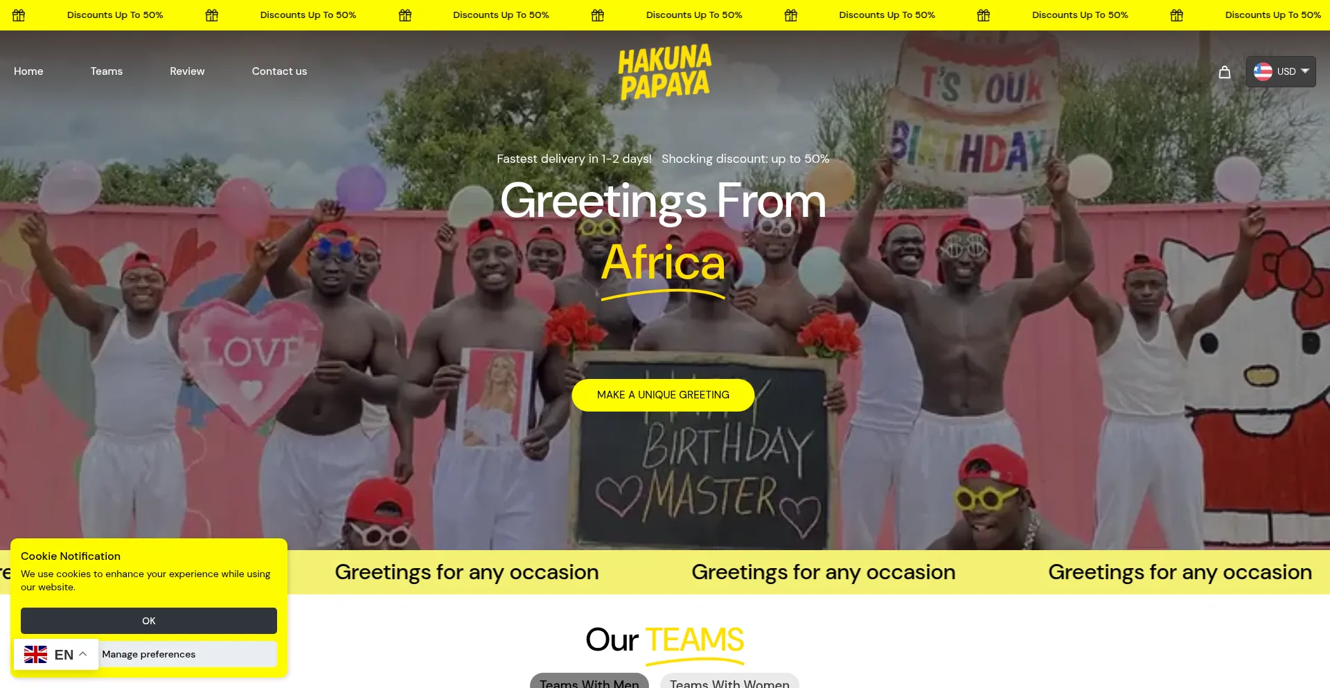 Hakunapapaya.com Screenshot