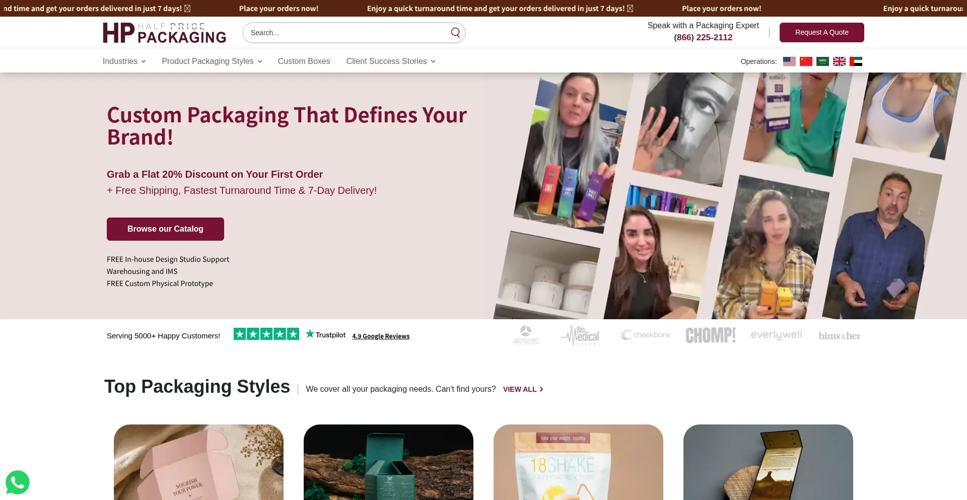 Halfpricepackaging.com