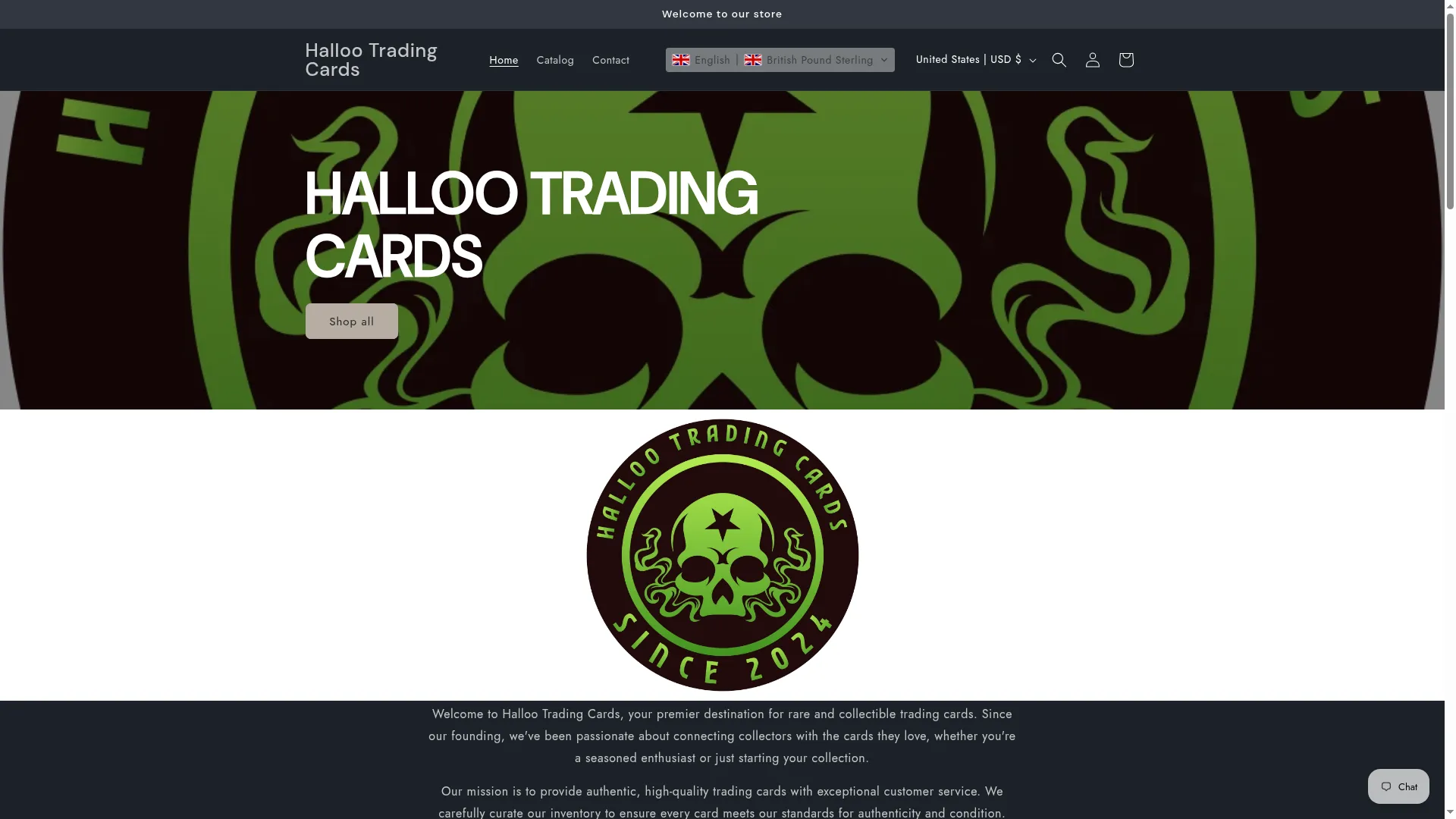 Hallootradingcards.com