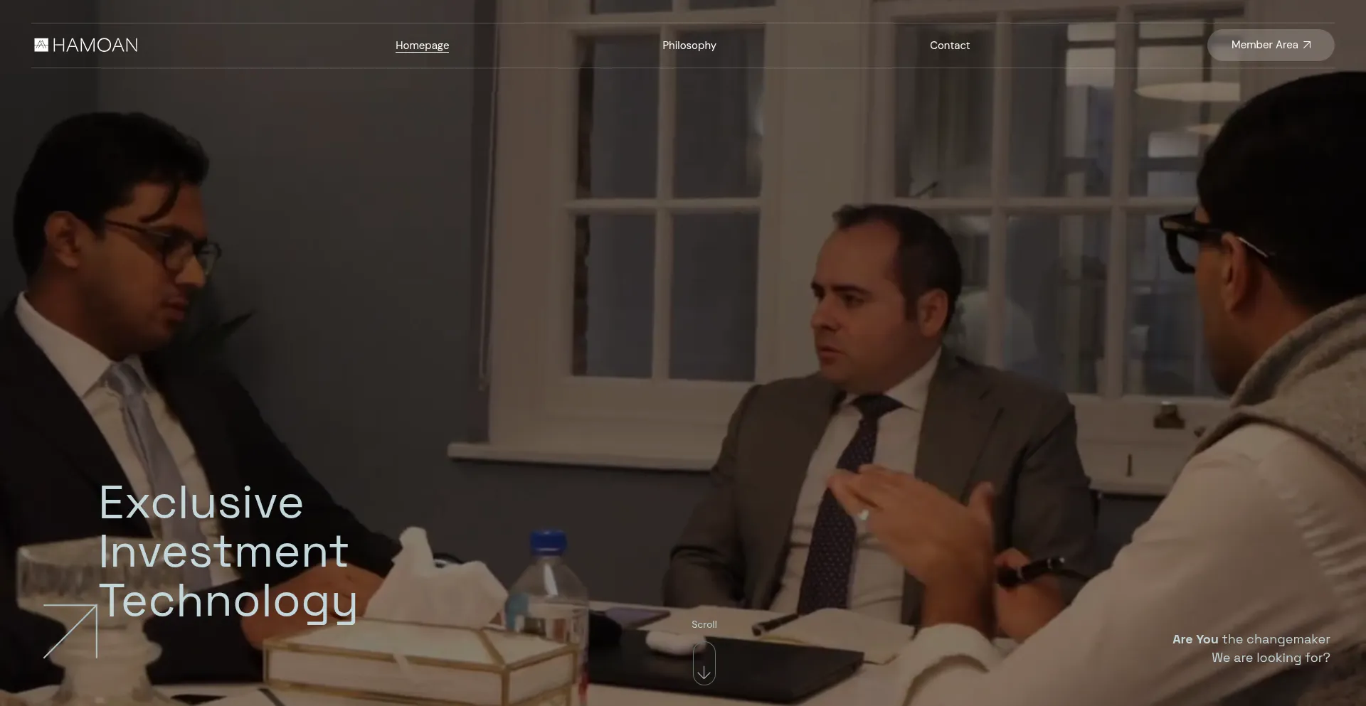 Website screenshot of Hamoan.com