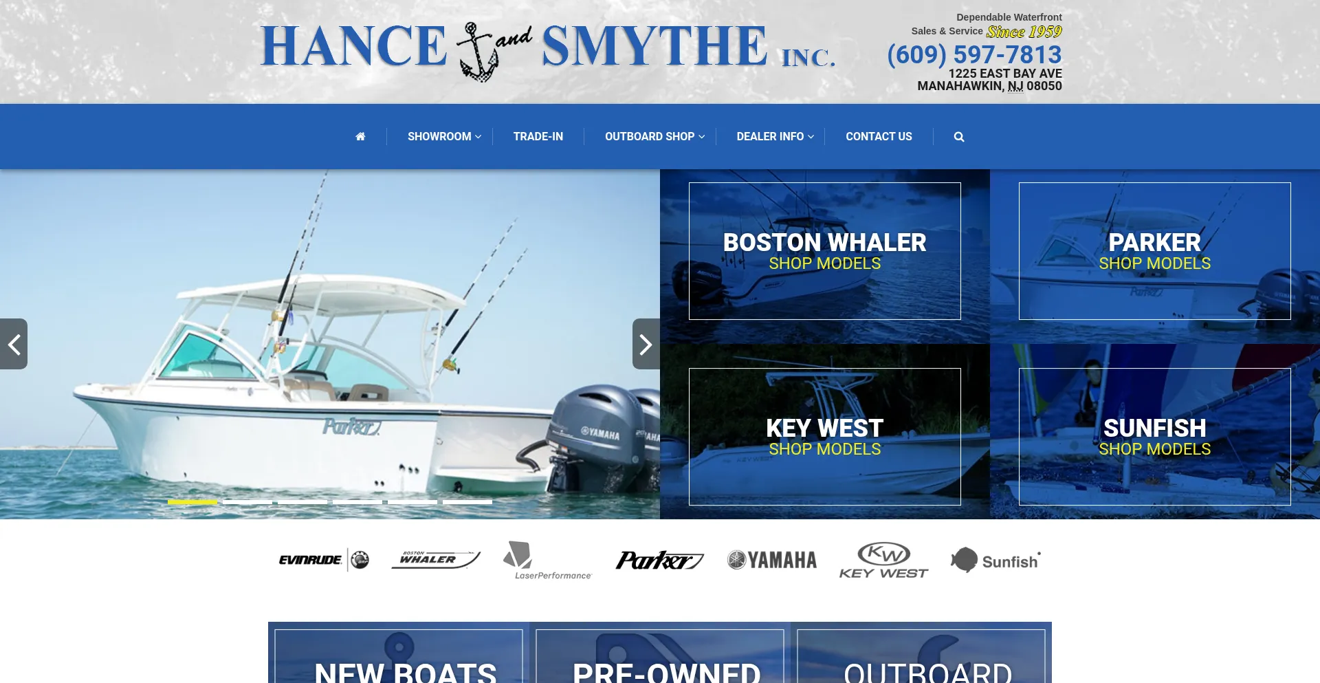 Website screenshot of Hanceandsmythe.com
